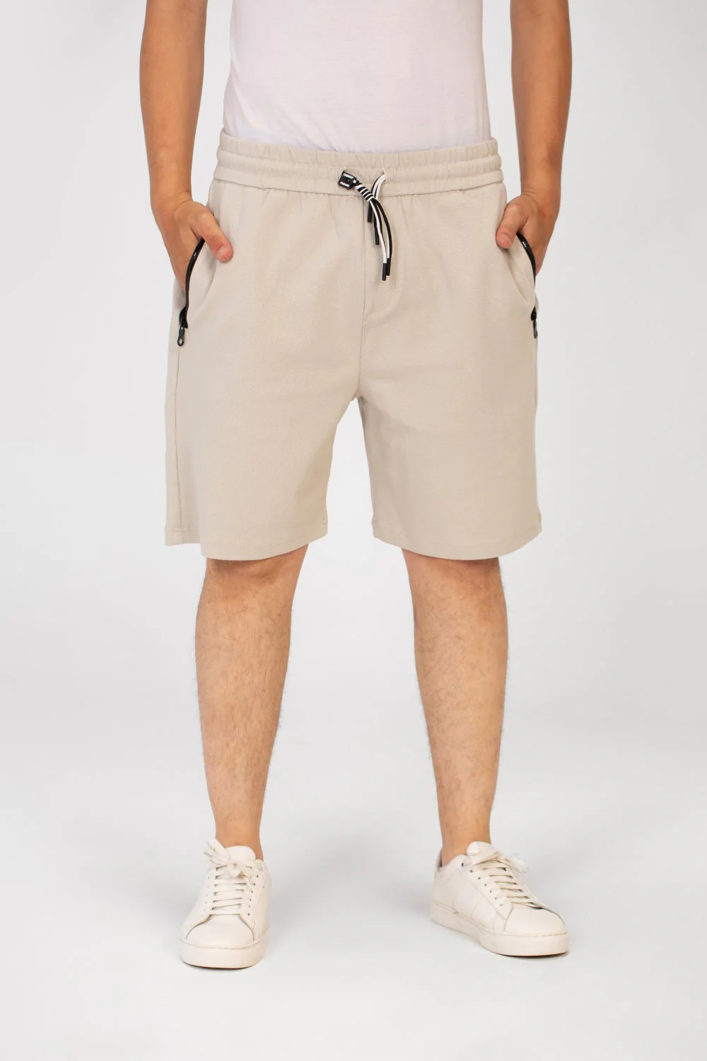 Men's Summer Melton Short With Pockets And Elastic Waist Practical And Comfortable - Image 9