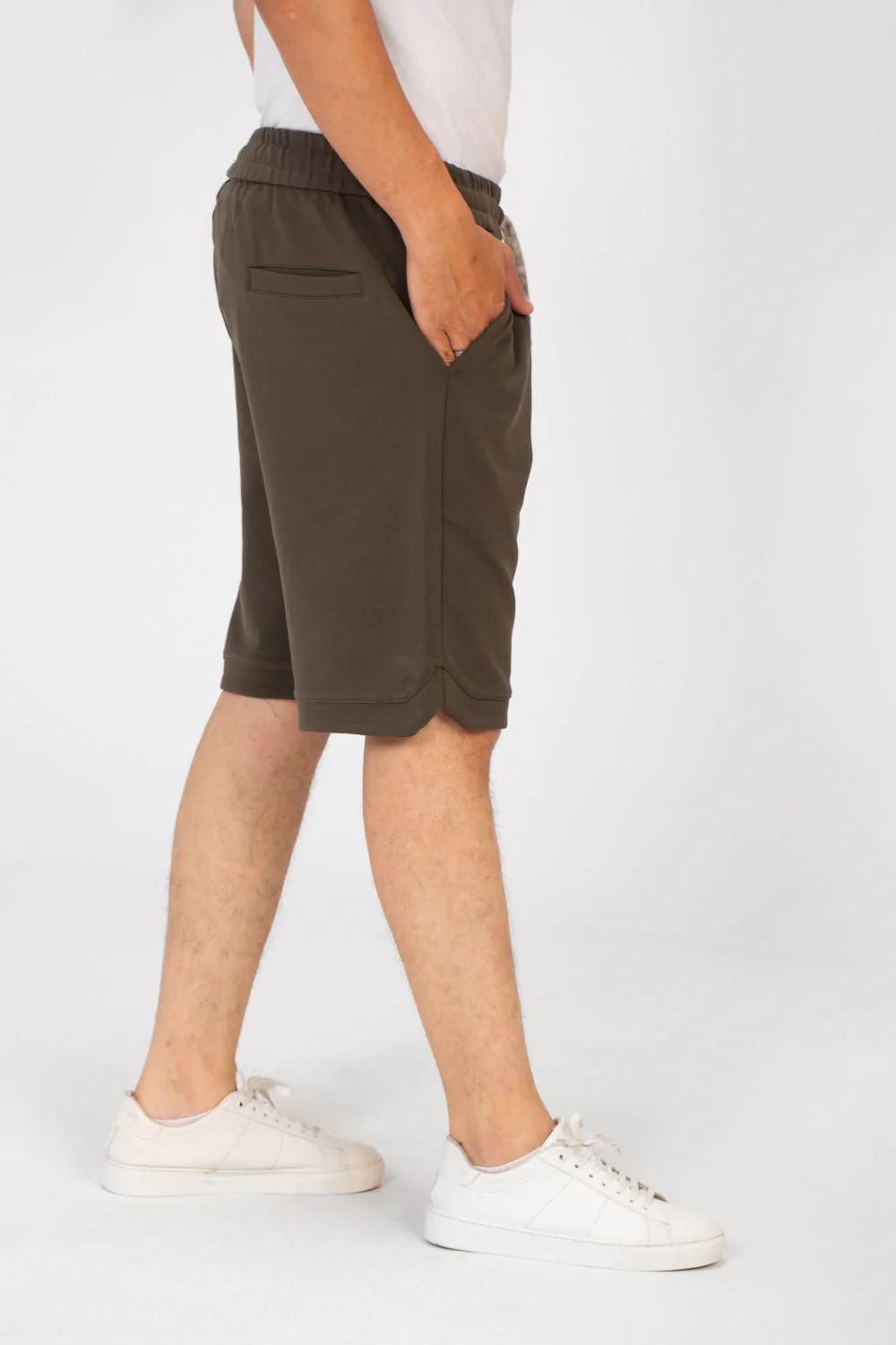 Men's Summer Melton Short With Pockets And Elastic Waistband - Image 11