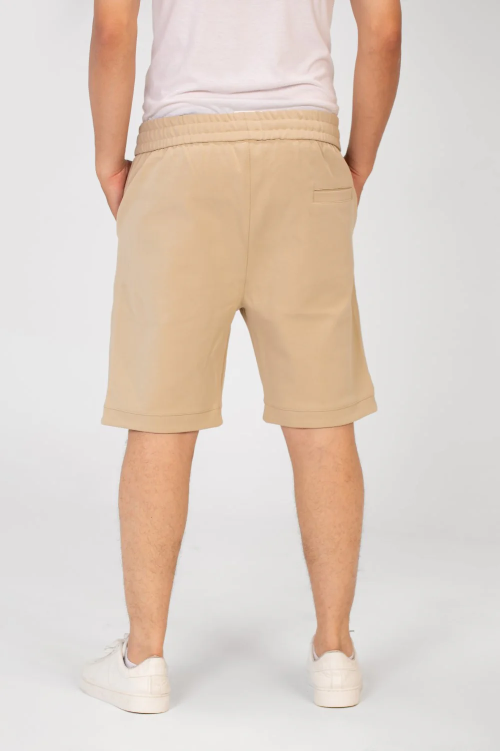 Men's Summer Melton Short With Pockets And Elastic Waistband - Image 2