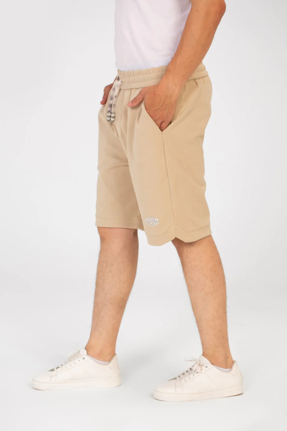 Men's Summer Melton Short With Pockets And Elastic Waistband - Image 4