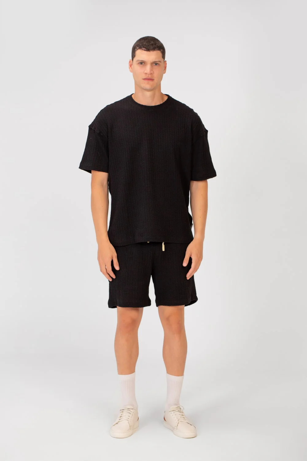 Men's Summer Oversize Outfit Sleeved Modern And Comfortable - Image 4