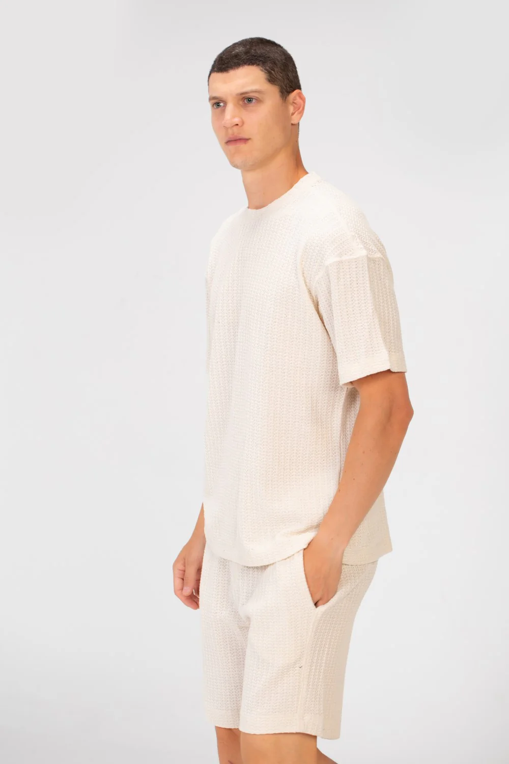 Men's Summer Oversize Outfit Sleeved Modern And Comfortable - Image 7
