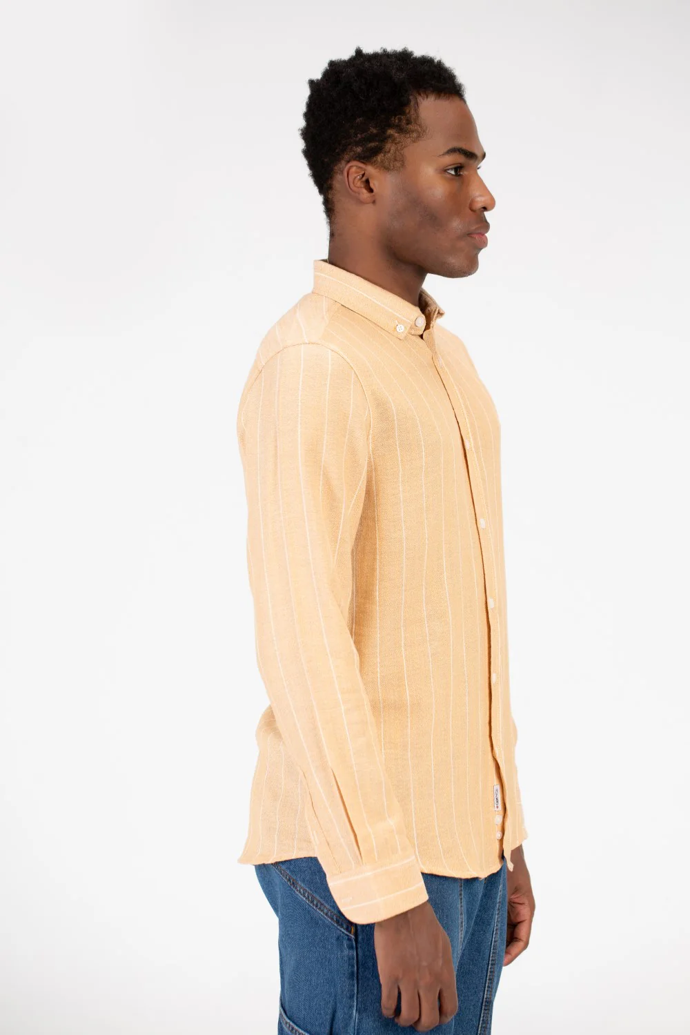 Men's Summer Striped Slim Fit Poplin Shirt - Image 3