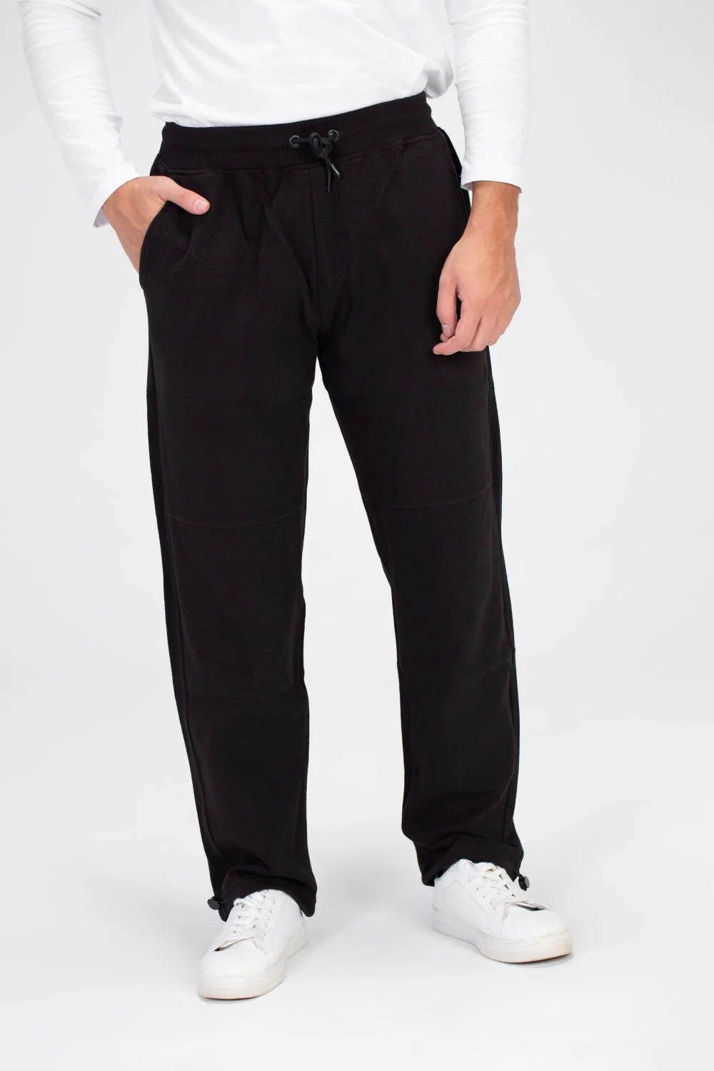 Mens Sweatpants With Elastic Waistband And A Modern Cut - Image 3