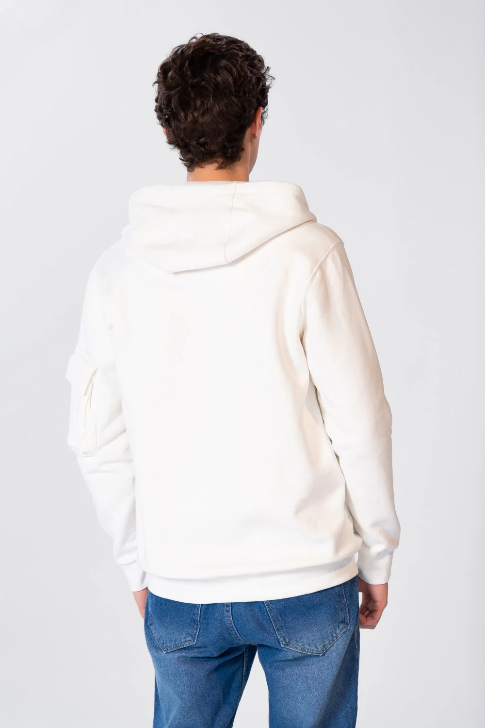 Men's Sweatshirt With Front Zipper And Pockets - Image 10