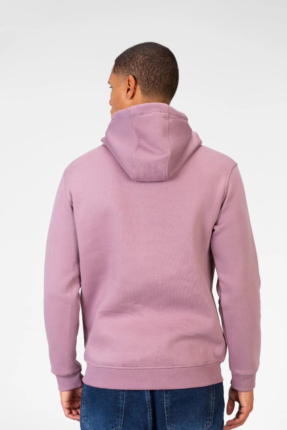 Men's Sweatshirt With Hood And Front Zipper - Image 2