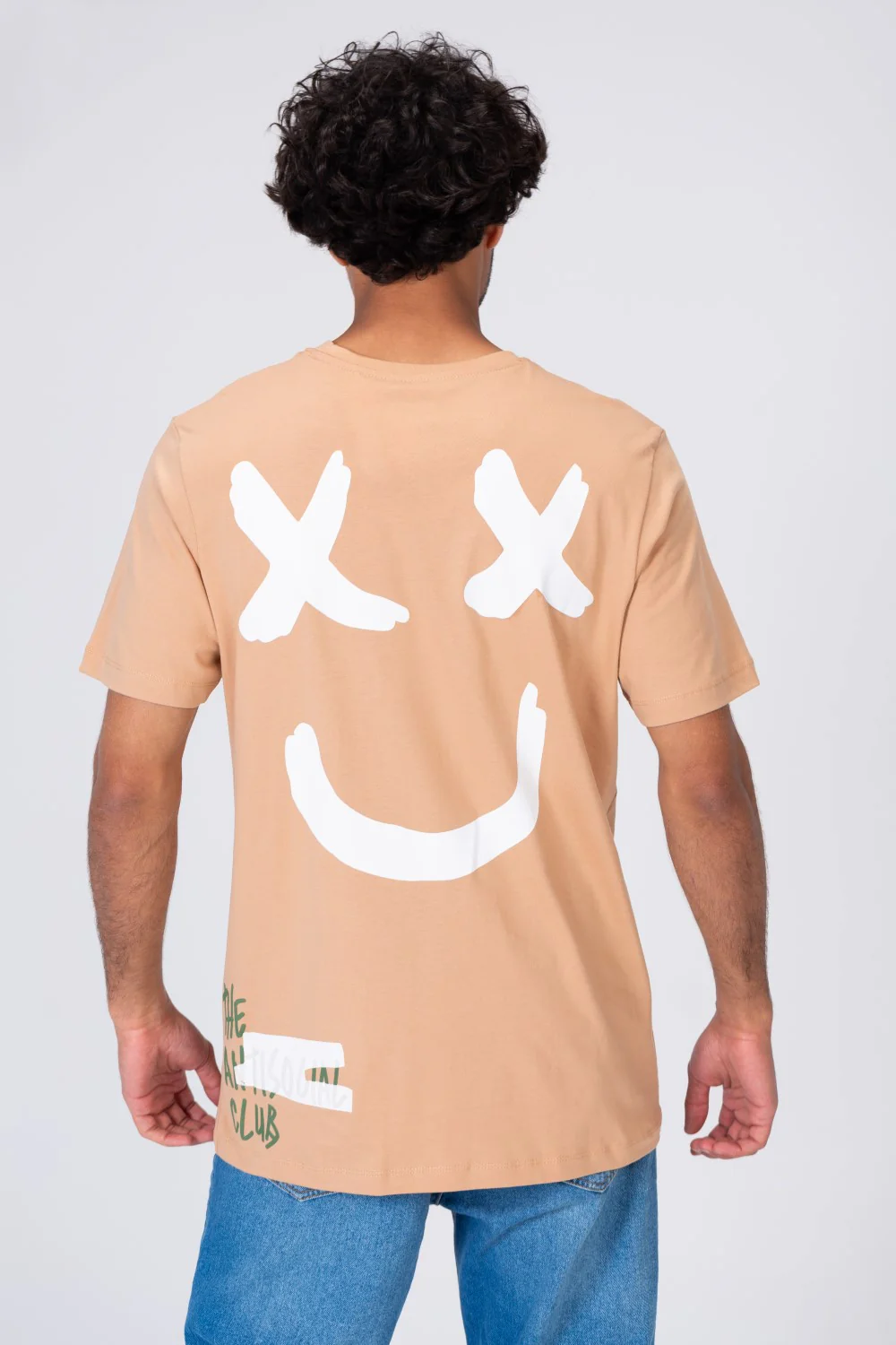 Mens T-shirt with A Round Neck And A Distinctive Trendy Print - Image 5