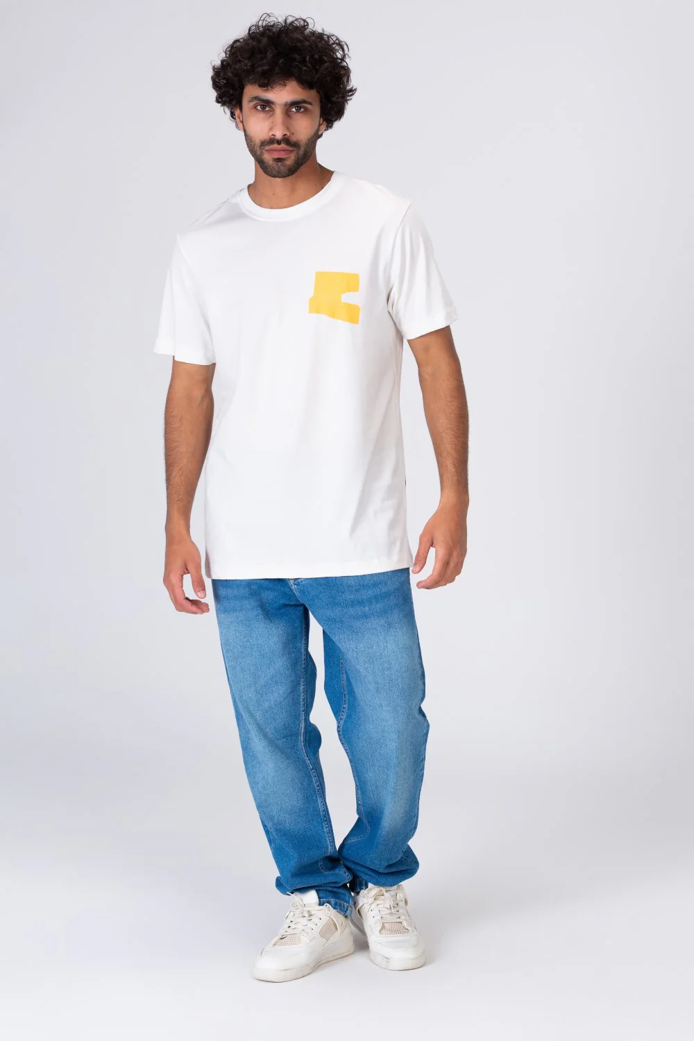 Mens T-shirt with A Round Neck And A Distinctive Trendy Print - Image 7