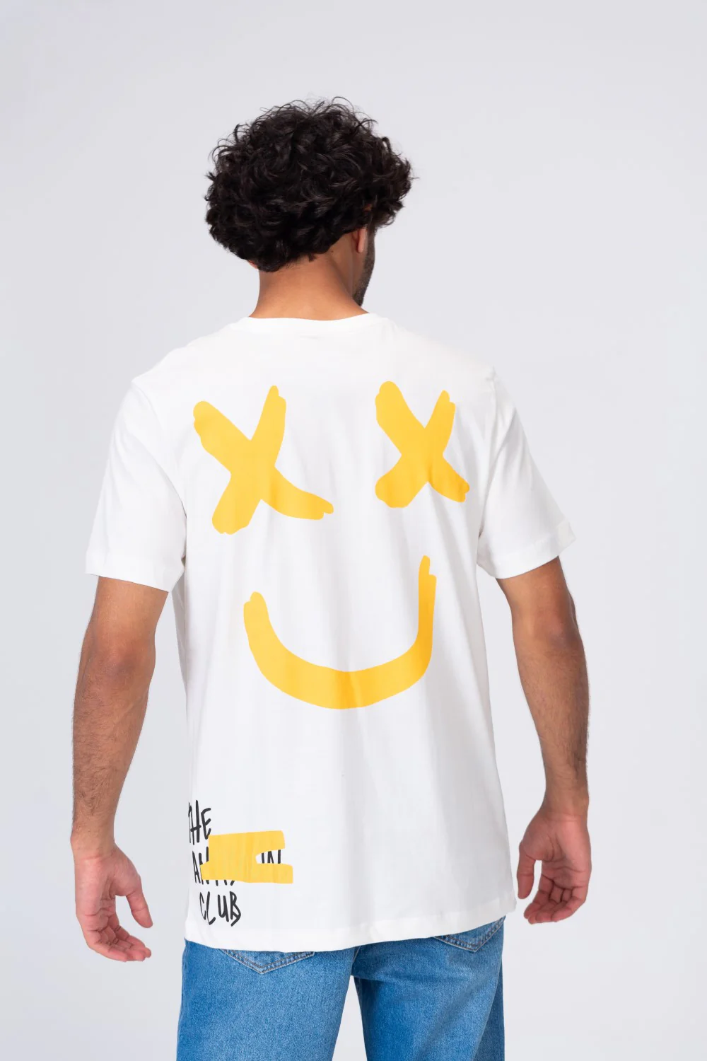 Mens T-shirt with A Round Neck And A Distinctive Trendy Print - Image 8