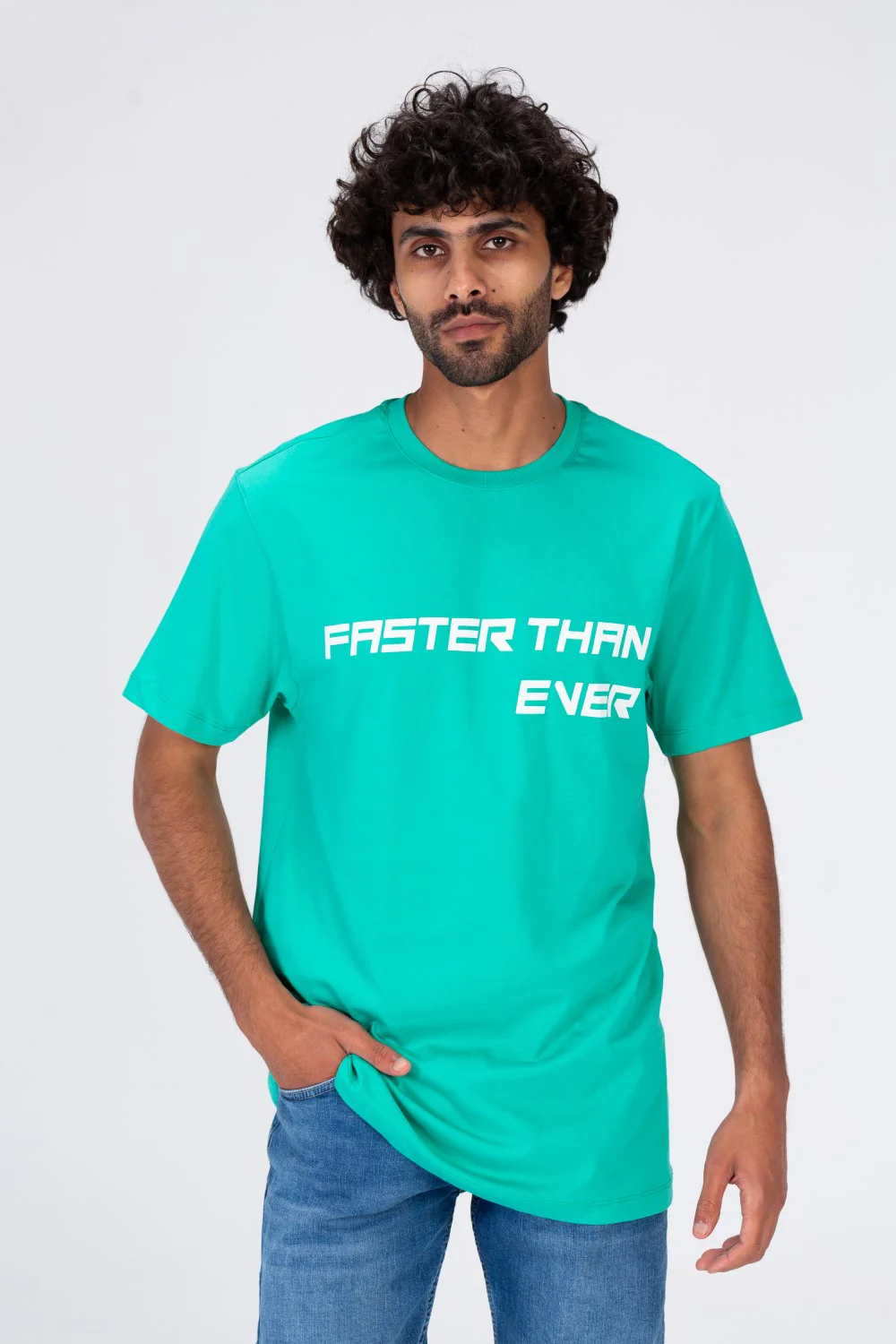 Mens T-shirt With Front Print And Trendy Summer Colors - Image 6
