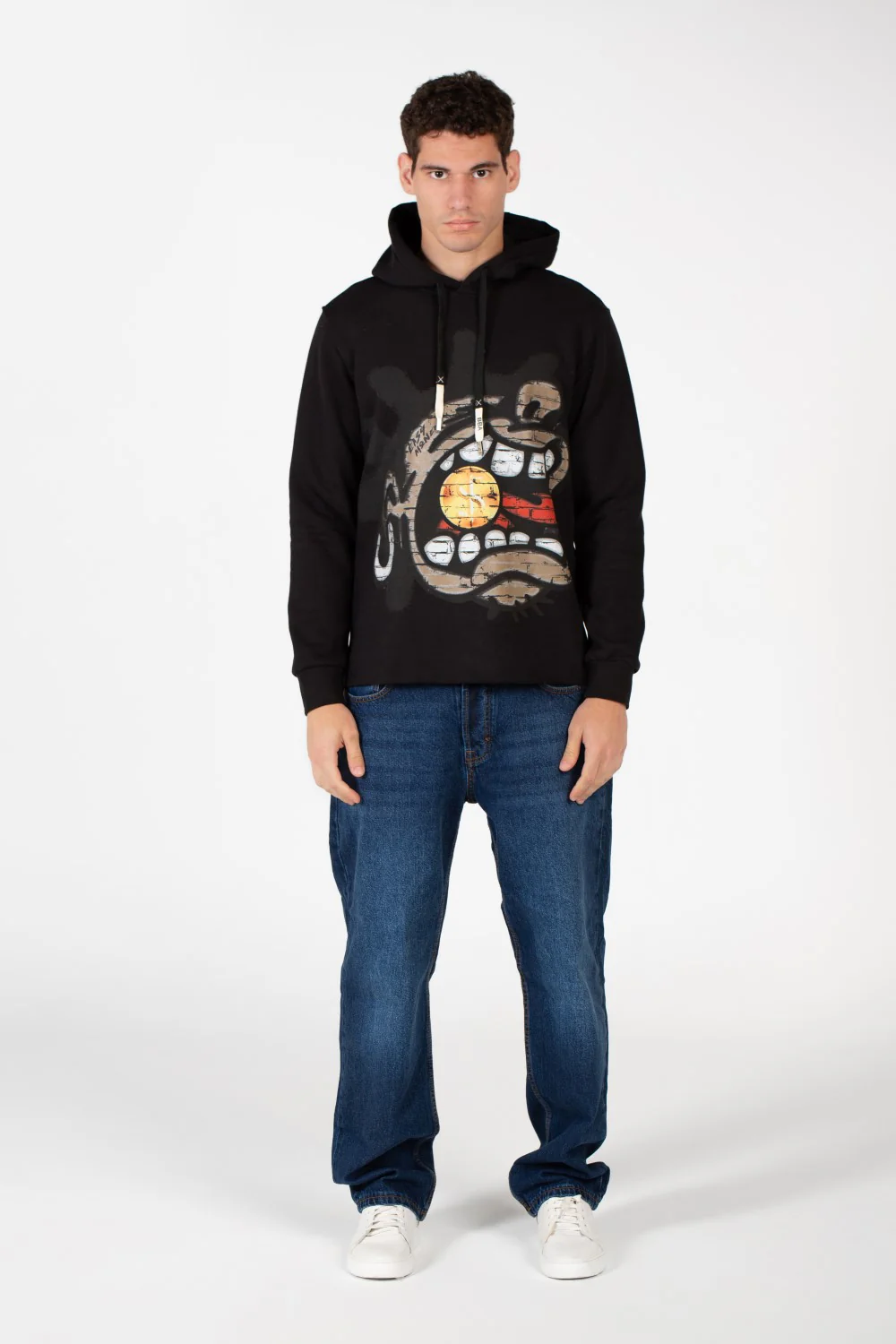 Men's Text Print Hoodie Sweatshirt - Image 4