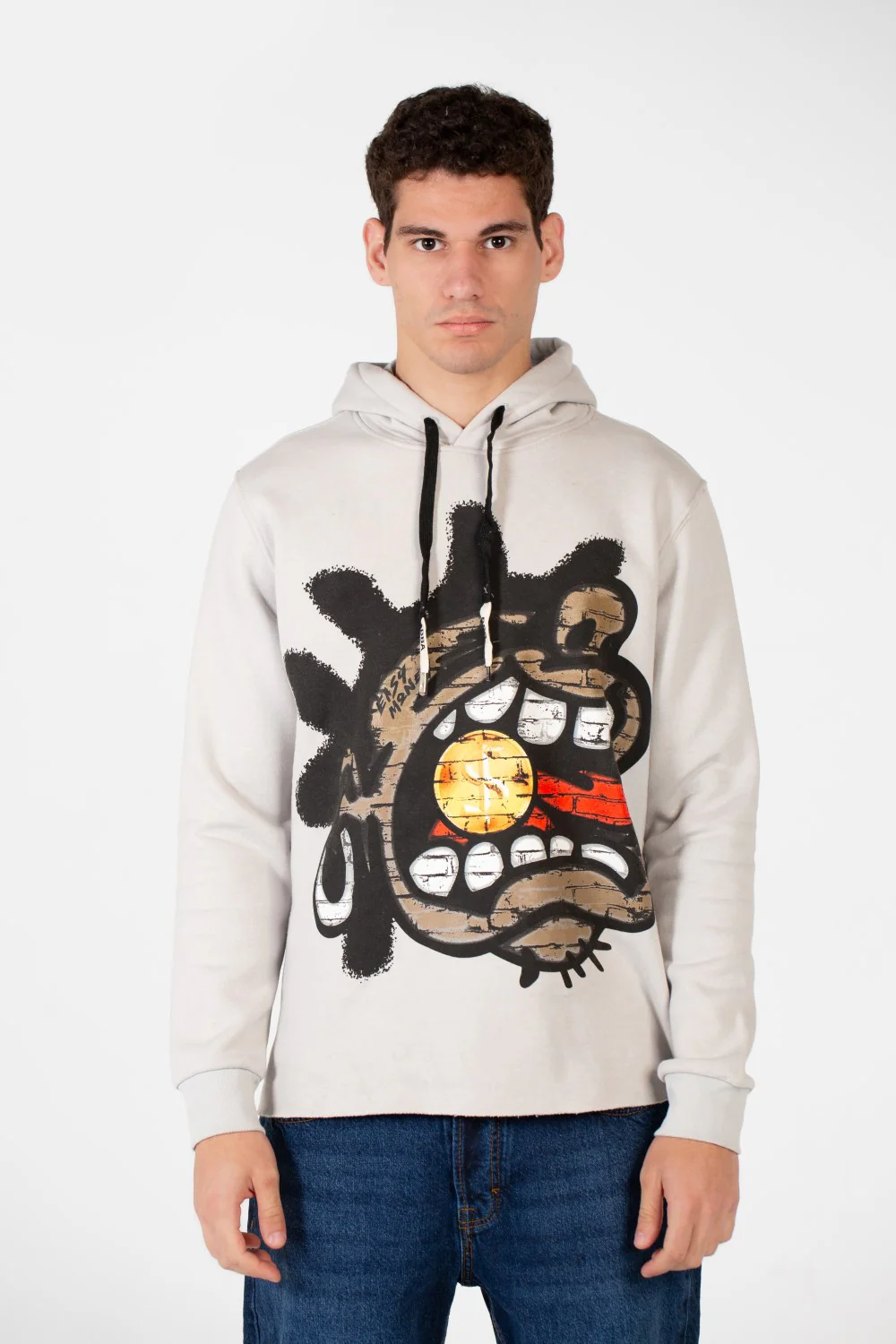 Men's Text Print Hoodie Sweatshirt - Image 5