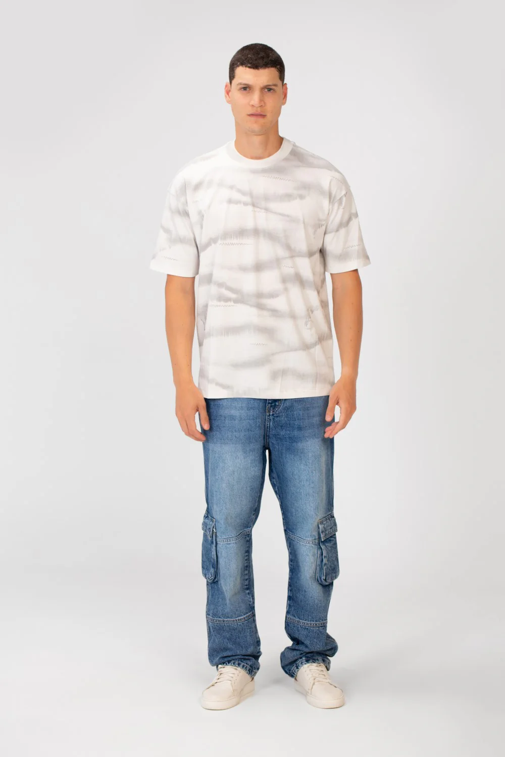 Men's Tie Die Regular Fit Short Sleeve Crew Neck T-Shirt High Quality Material - Image 16
