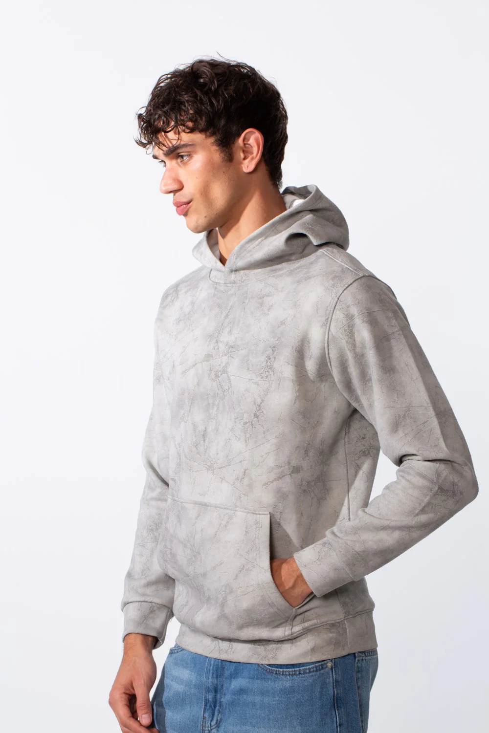 Men's Tie-Dye Long Sleeve Slim Fit Hood Sweatshirt - Image 12
