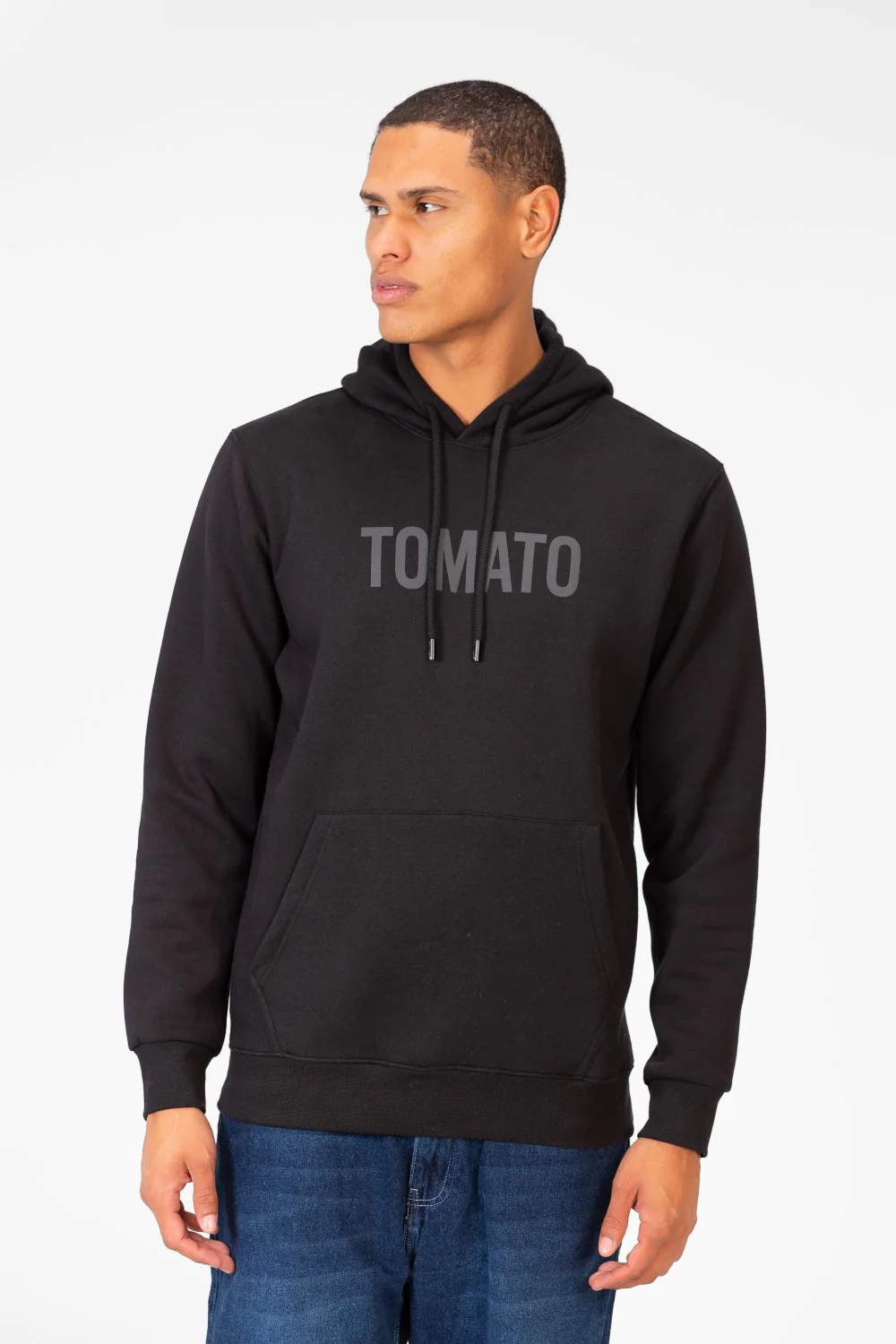 Men's Tomato Basic Long Sleeve Hoodie Sweatshirt