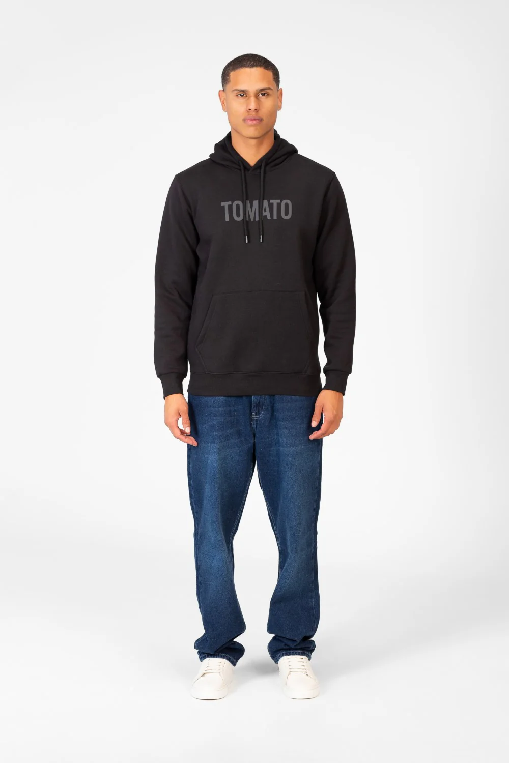 Men's Tomato Basic Long Sleeve Hoodie Sweatshirt - Image 4