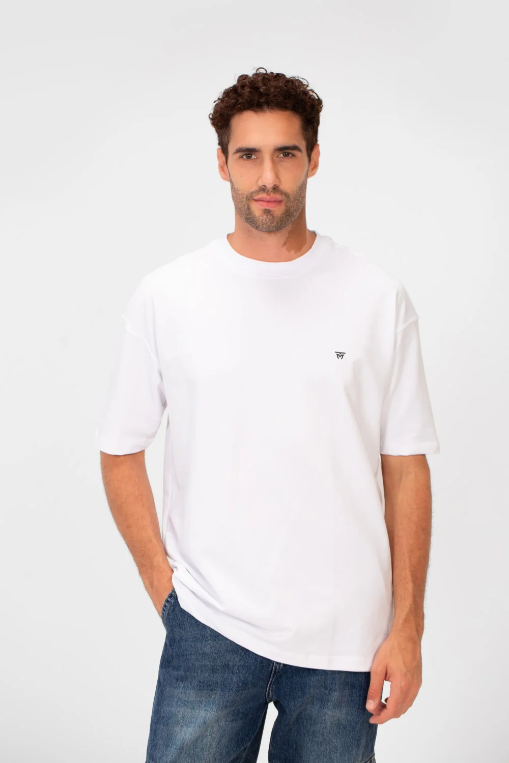 Men's Tomato Basic Regular Fit Round Neck Melton T-Shirt - Image 13