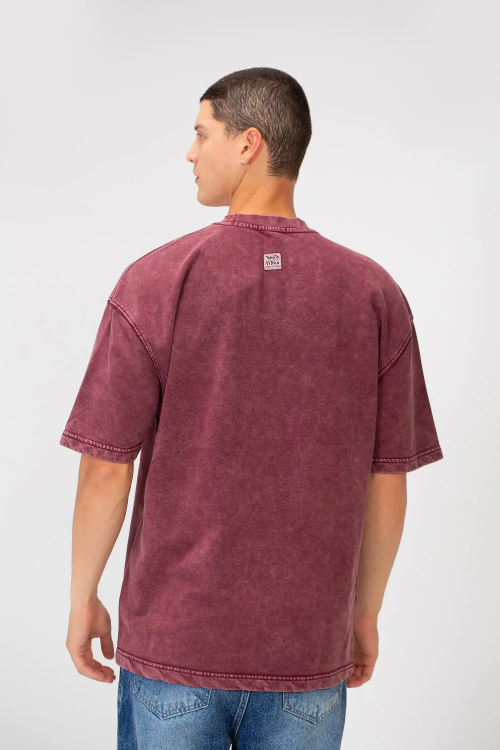 Men's Tomato Basic Short Sleeve Regular Fit Crew Neck T-Shirt - Image 18