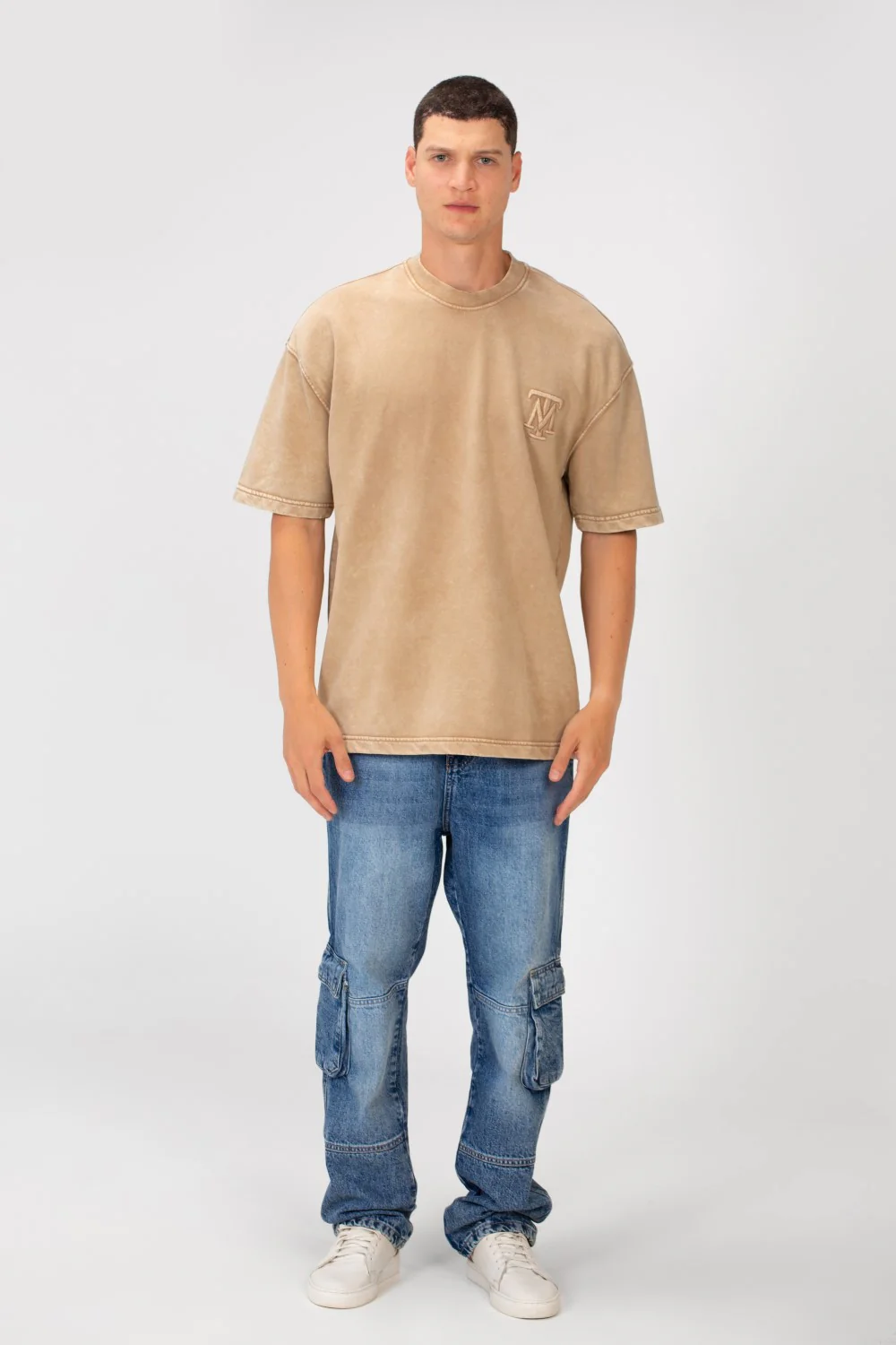 Men's Tomato Basic Short Sleeve Regular Fit Crew Neck T-Shirt - Image 8
