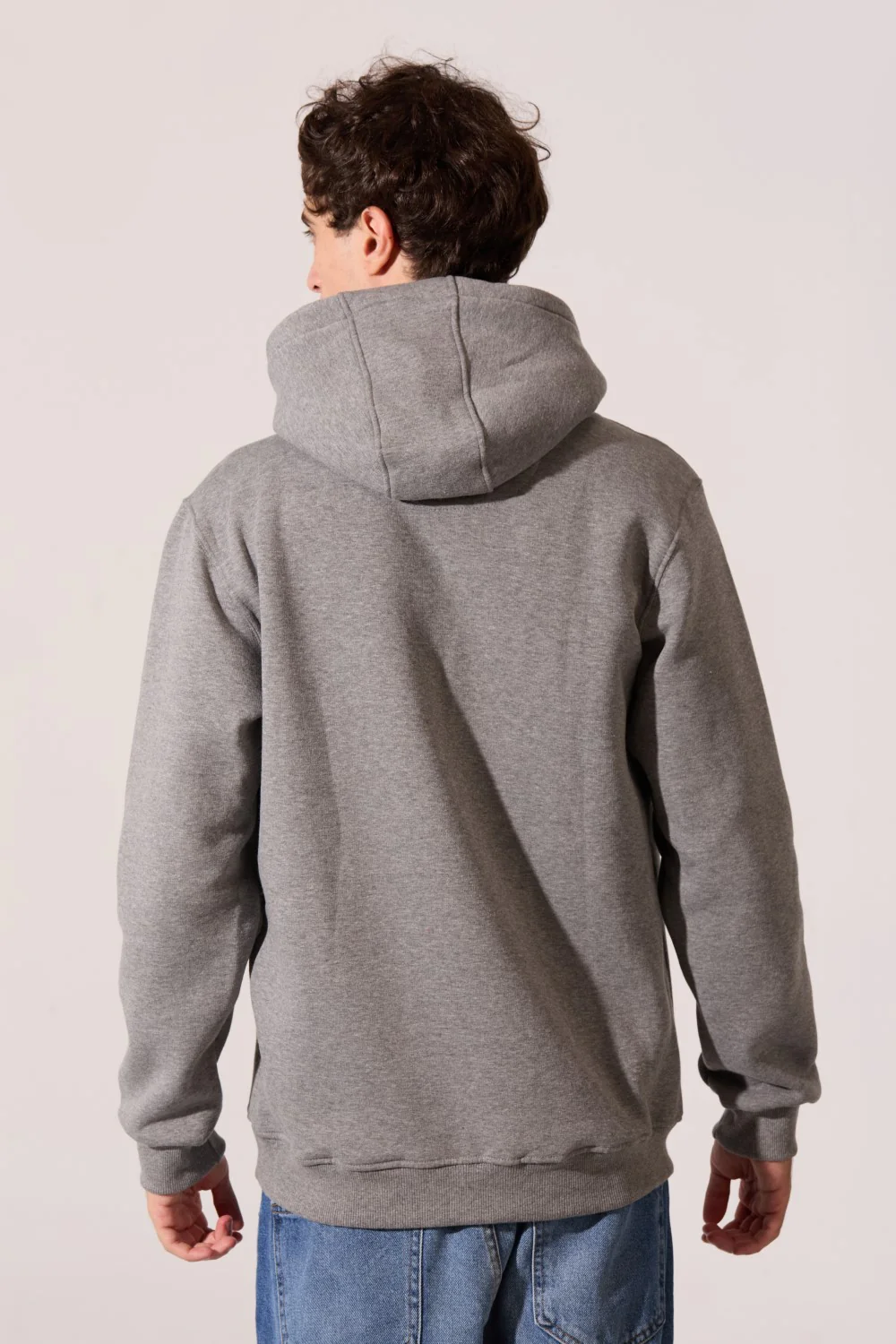 Men's Tomato Basic Slim Fit Hooded Sweatshirt With Long Sleeves And Comfortable Fabric - Image 6