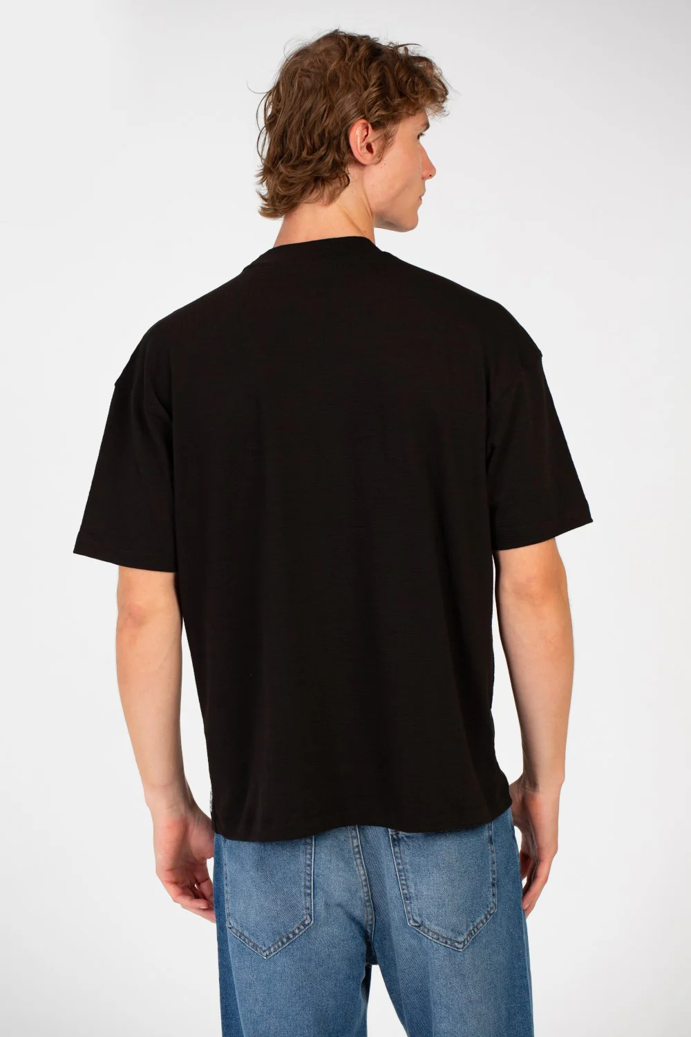 Men's Tomato Basic Summer Plain Regular Fit Short Sleeves Round Neck T-Shirt - Image 2
