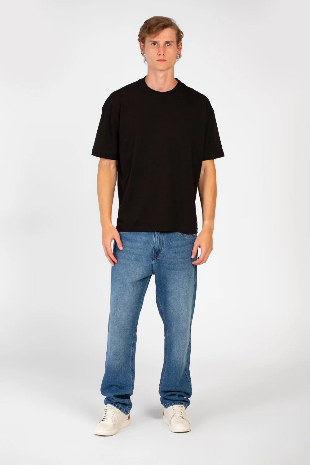 Men's Tomato Basic Summer Plain Regular Fit Short Sleeves Round Neck T-Shirt - Image 4
