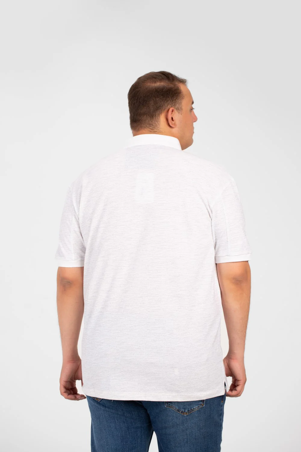 Men's Tomato Big Size Polo T-Shirt With Short Sleeves Comfortable And Practical Material - Image 10