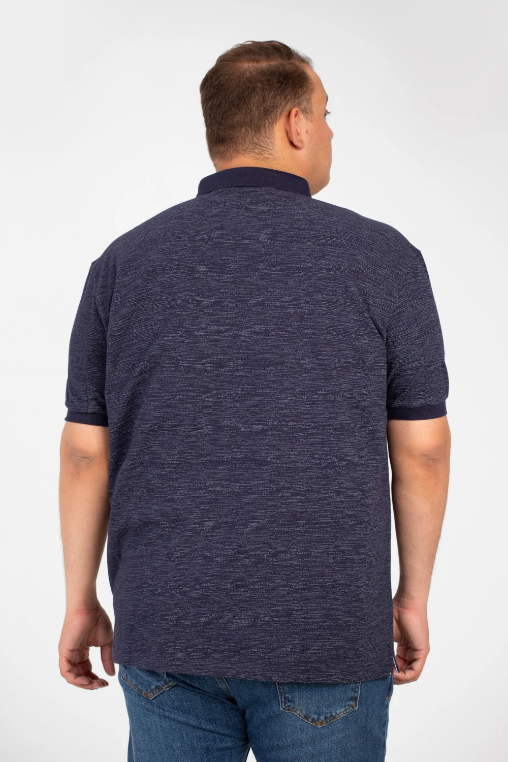 Men's Tomato Big Size Polo T-Shirt With Short Sleeves Comfortable And Practical Material - Image 6
