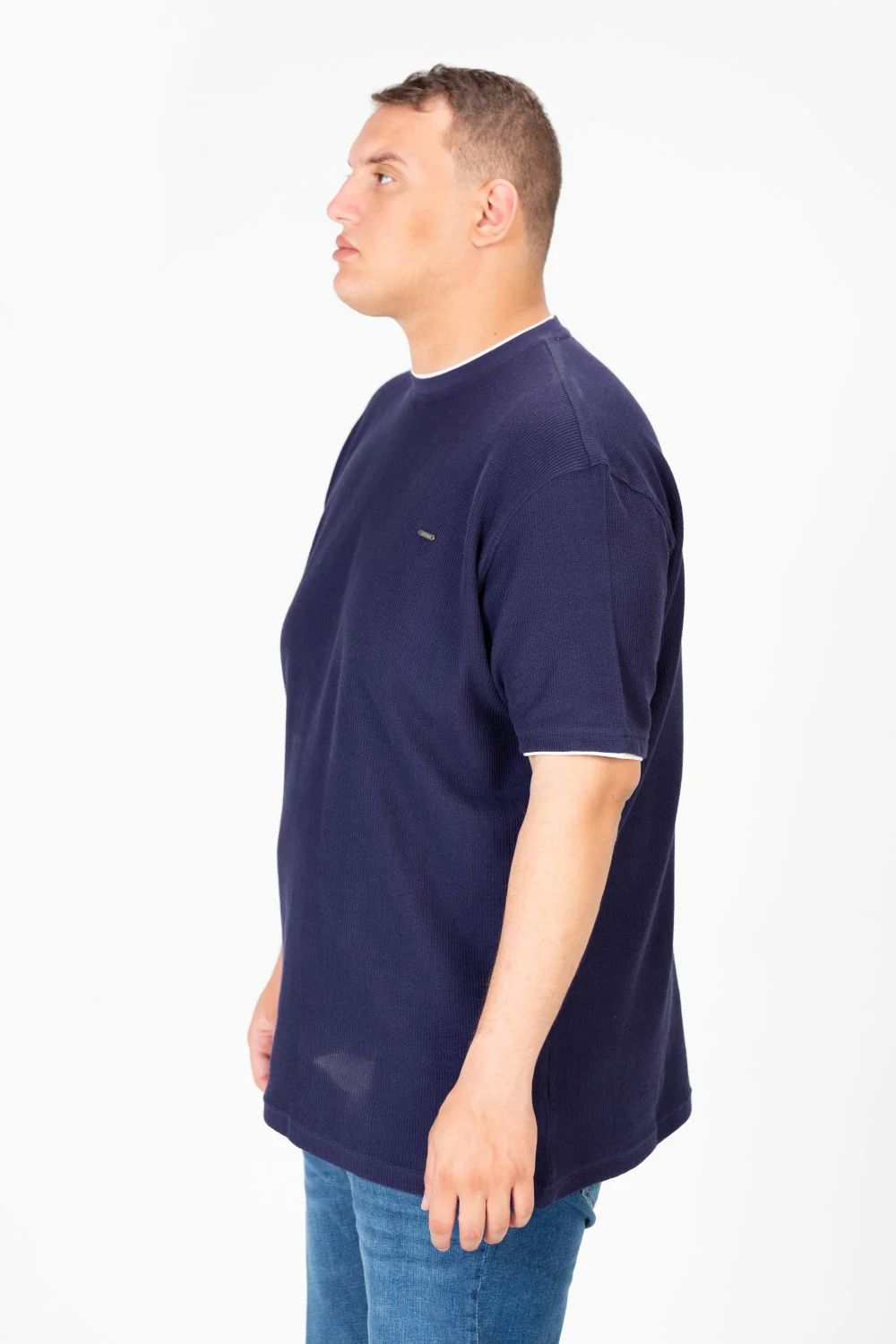 Men's Tomato Big Size Round Neck Half Sleeve T-Shirt - Image 11