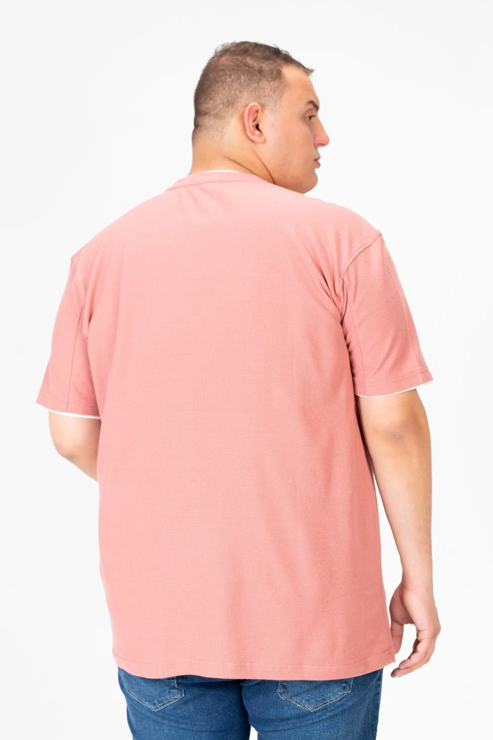 Men's Tomato Big Size Round Neck Half Sleeve T-Shirt - Image 2