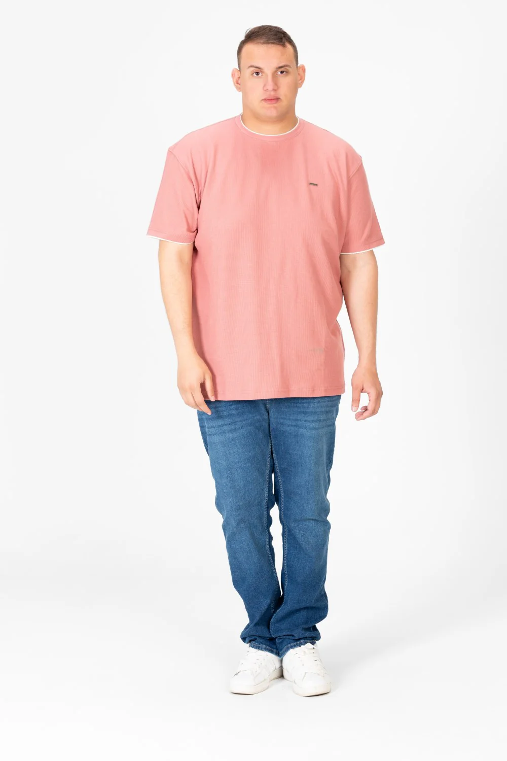 Men's Tomato Big Size Round Neck Half Sleeve T-Shirt - Image 4