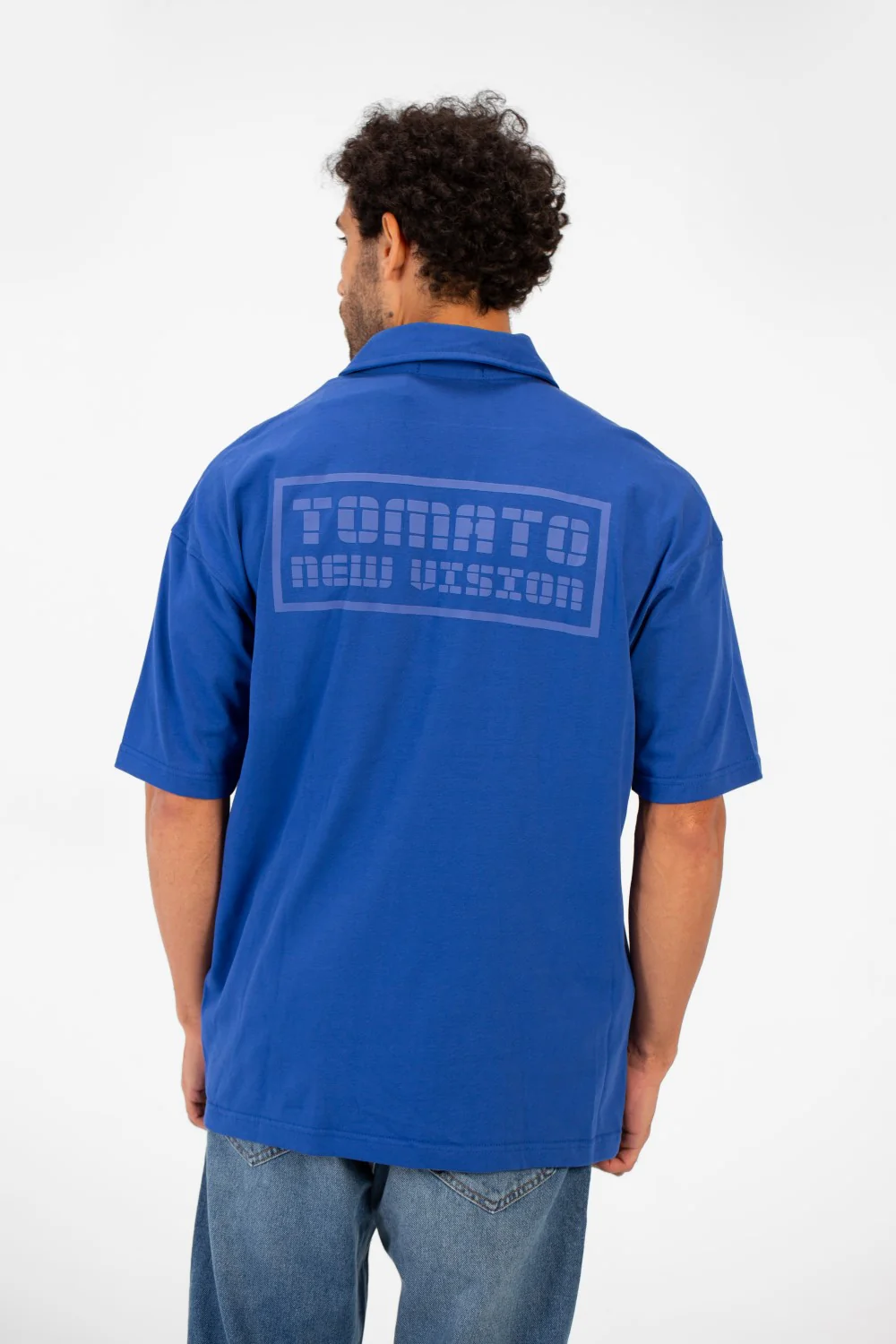 Men's Tomato Bolivar Print Polo T-Shirt Regular Fit Half Sleeve - Image 6