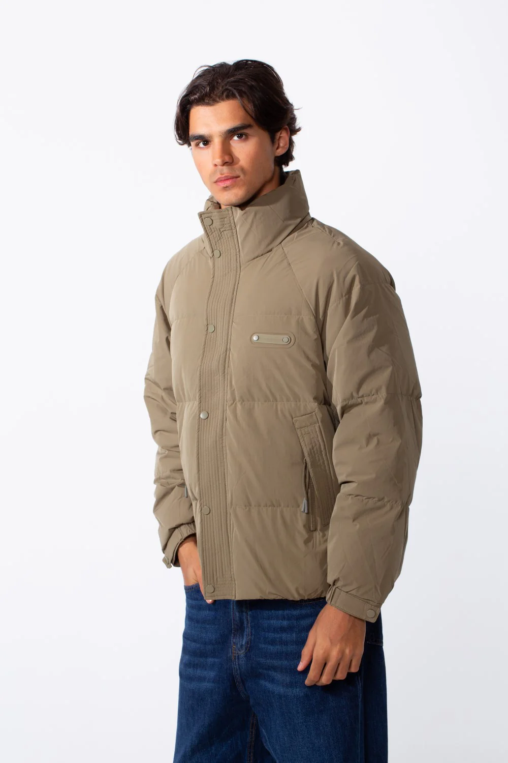 Men's Tomato Bomber Long Sleeve Zip-Up Jacket - Image 4
