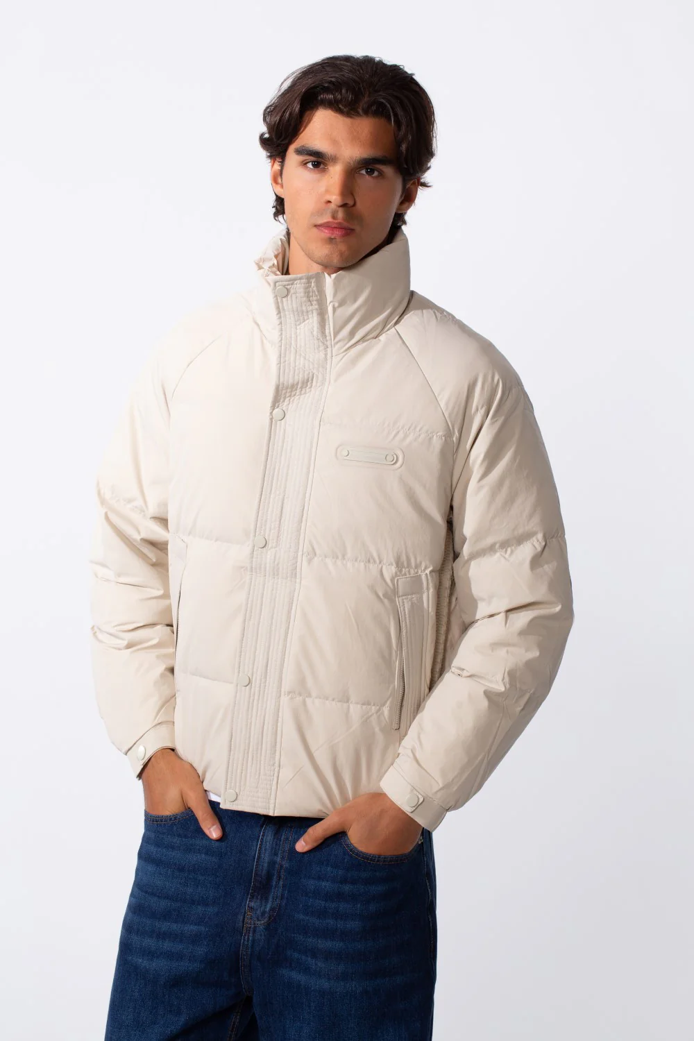 Men's Tomato Bomber Long Sleeve Zip-Up Jacket - Image 5