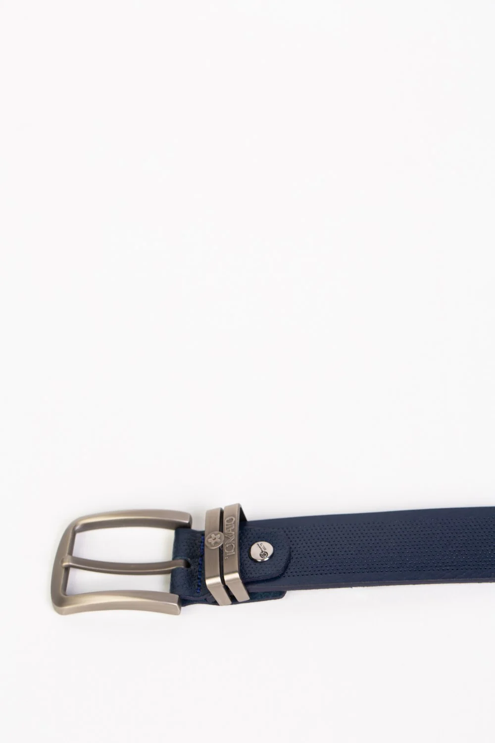 Men's Tomato Casual Leather Belt With Dot Holes - Image 10