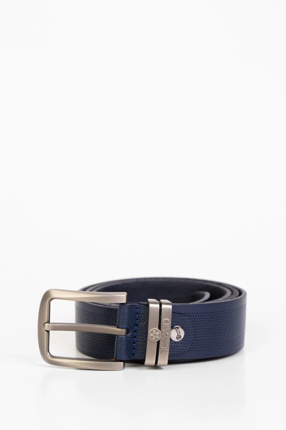 Men's Tomato Casual Leather Belt With Dot Holes - Image 9