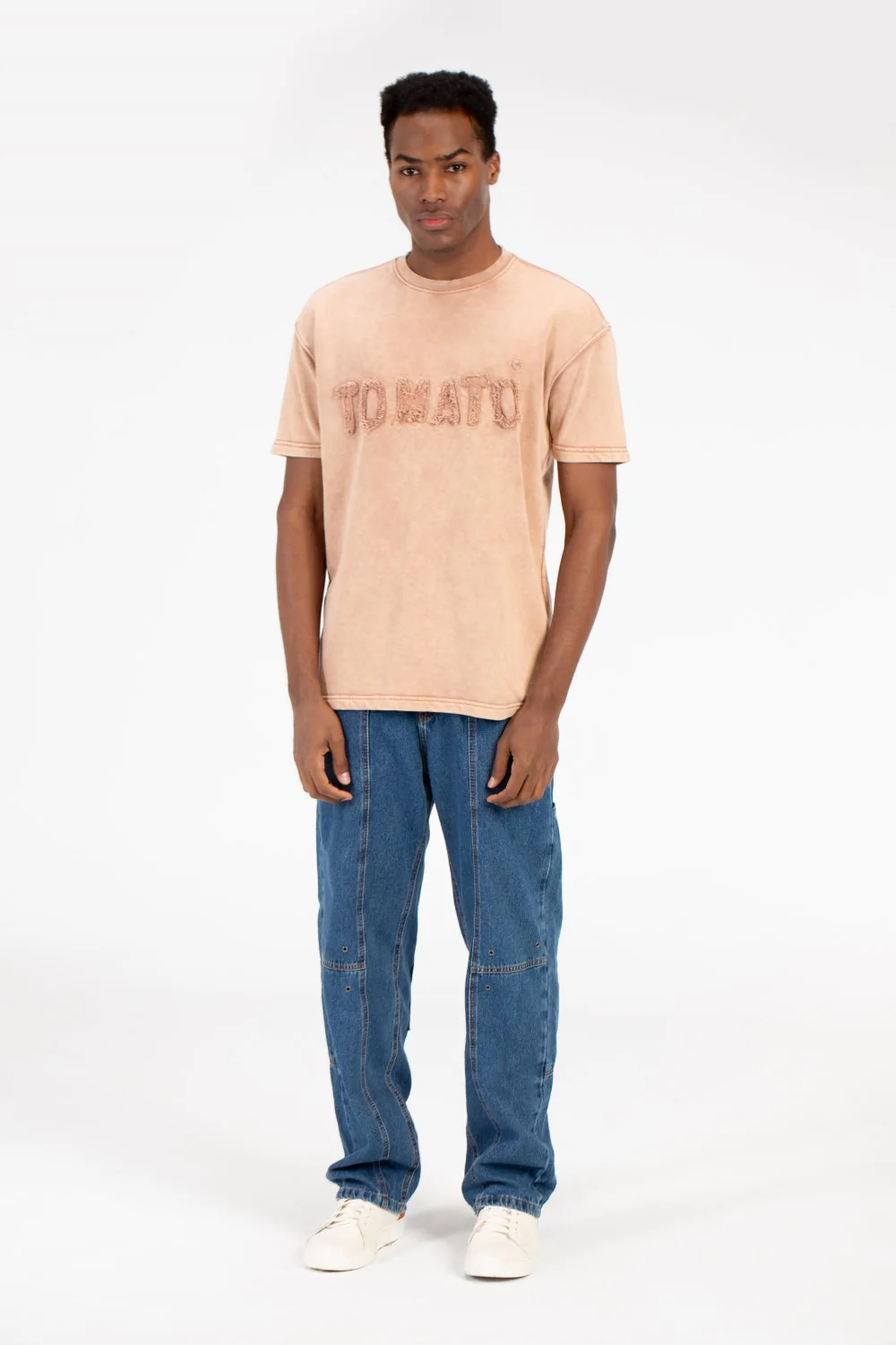 Men's Tomato Crew Neck Half Sleeve T-Shirt - Image 12