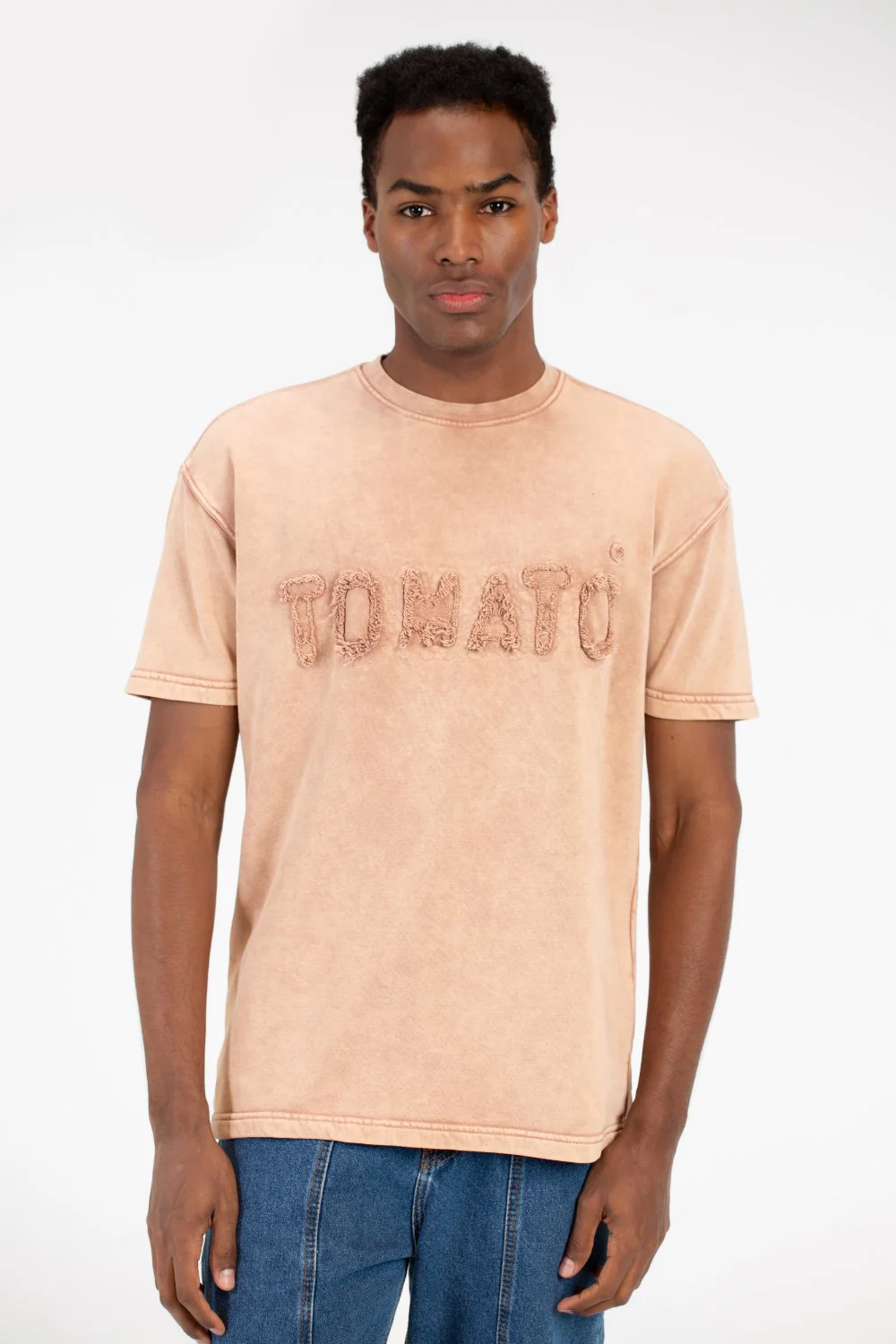 Men's Tomato Crew Neck Half Sleeve T-Shirt - Image 9