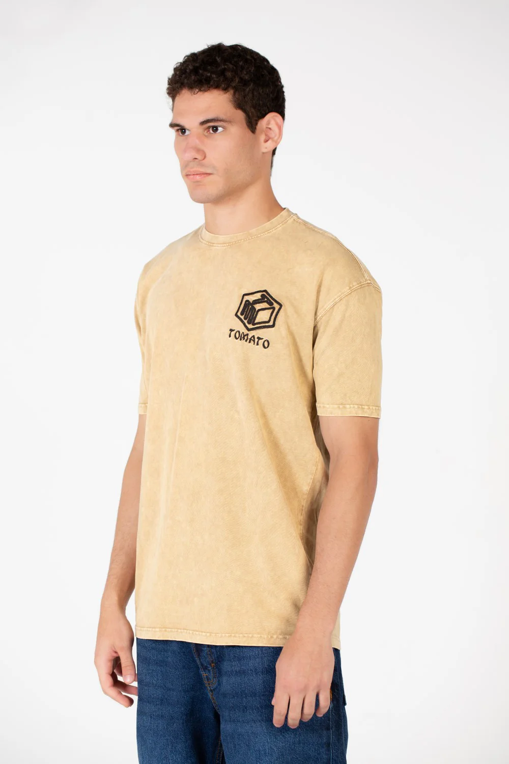 Men's Tomato Crew Neck T-Shirt - Image 3