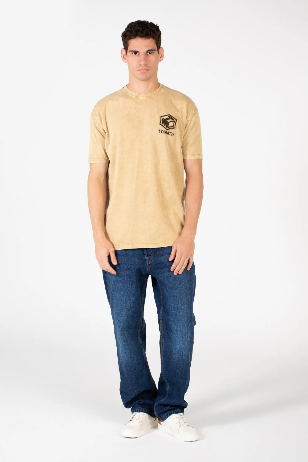 Men's Tomato Crew Neck T-Shirt - Image 4