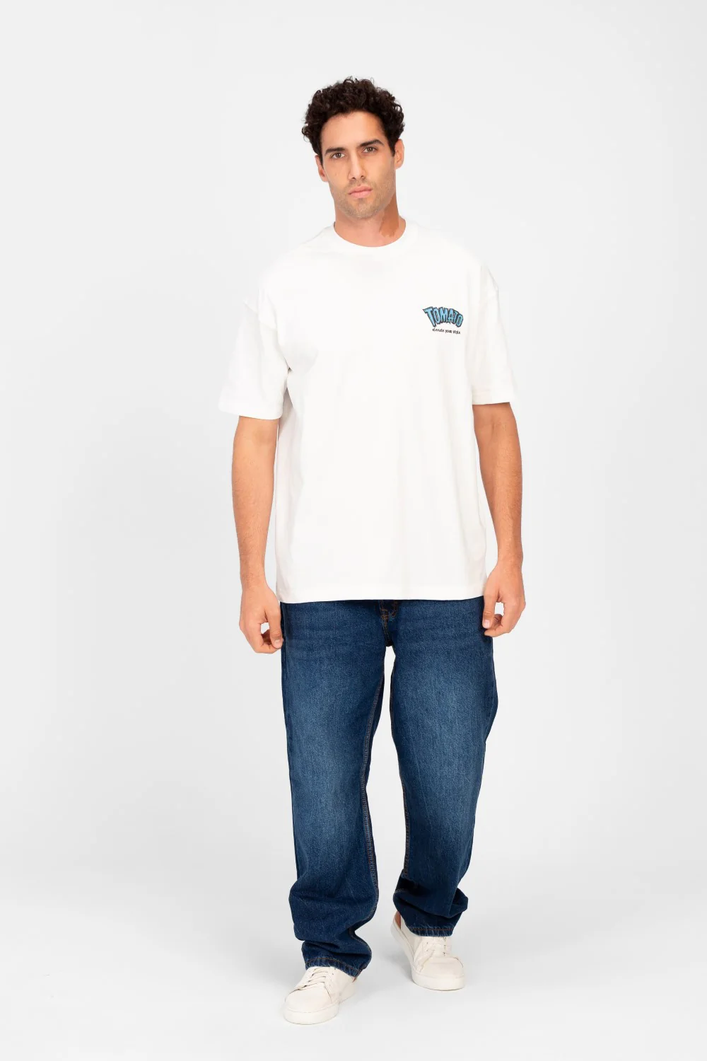 Men's Tomato Graphic Print Regular Fit T-Shirt - Image 12