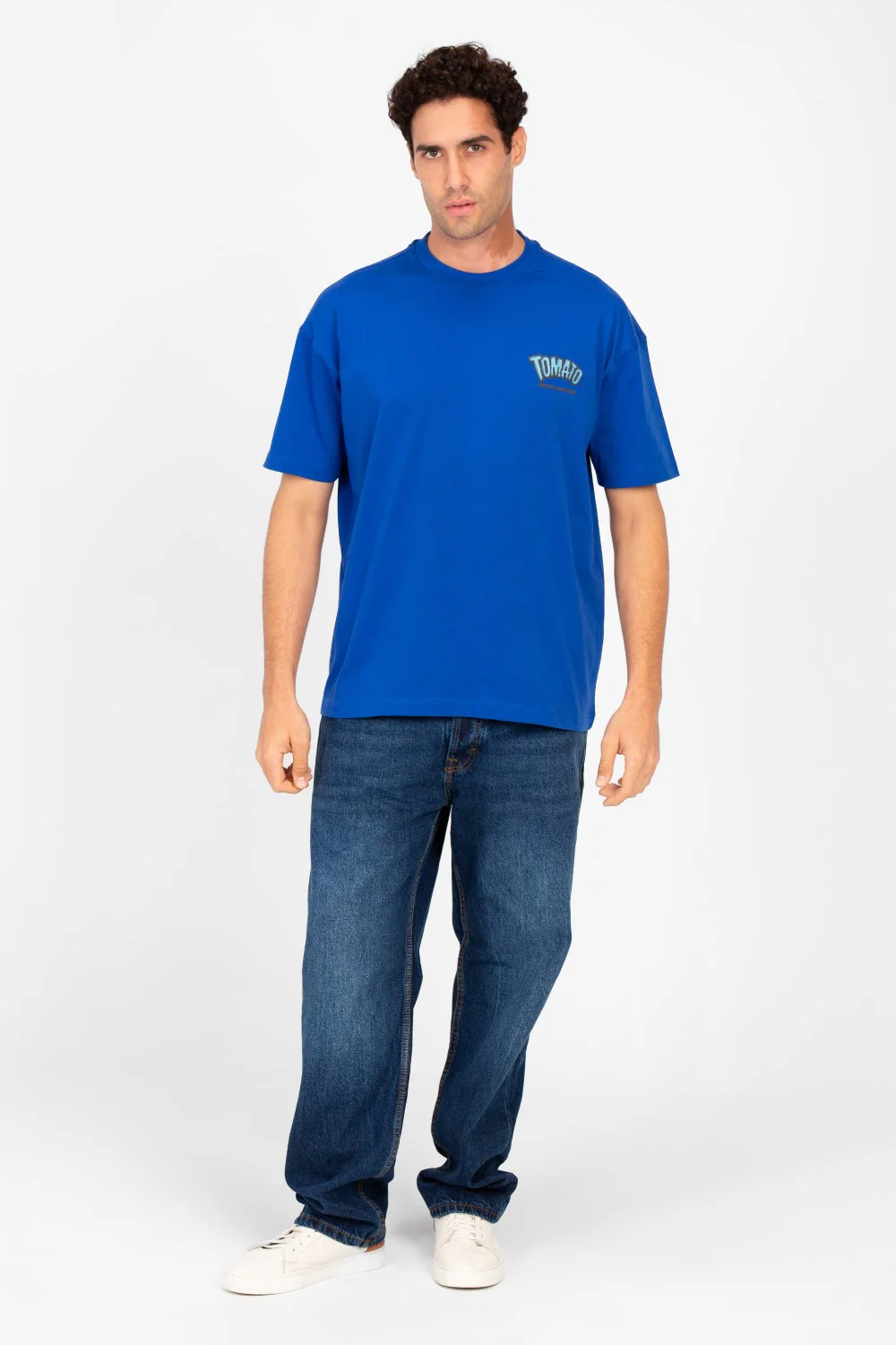 Men's Tomato Graphic Print Regular Fit T-Shirt - Image 4