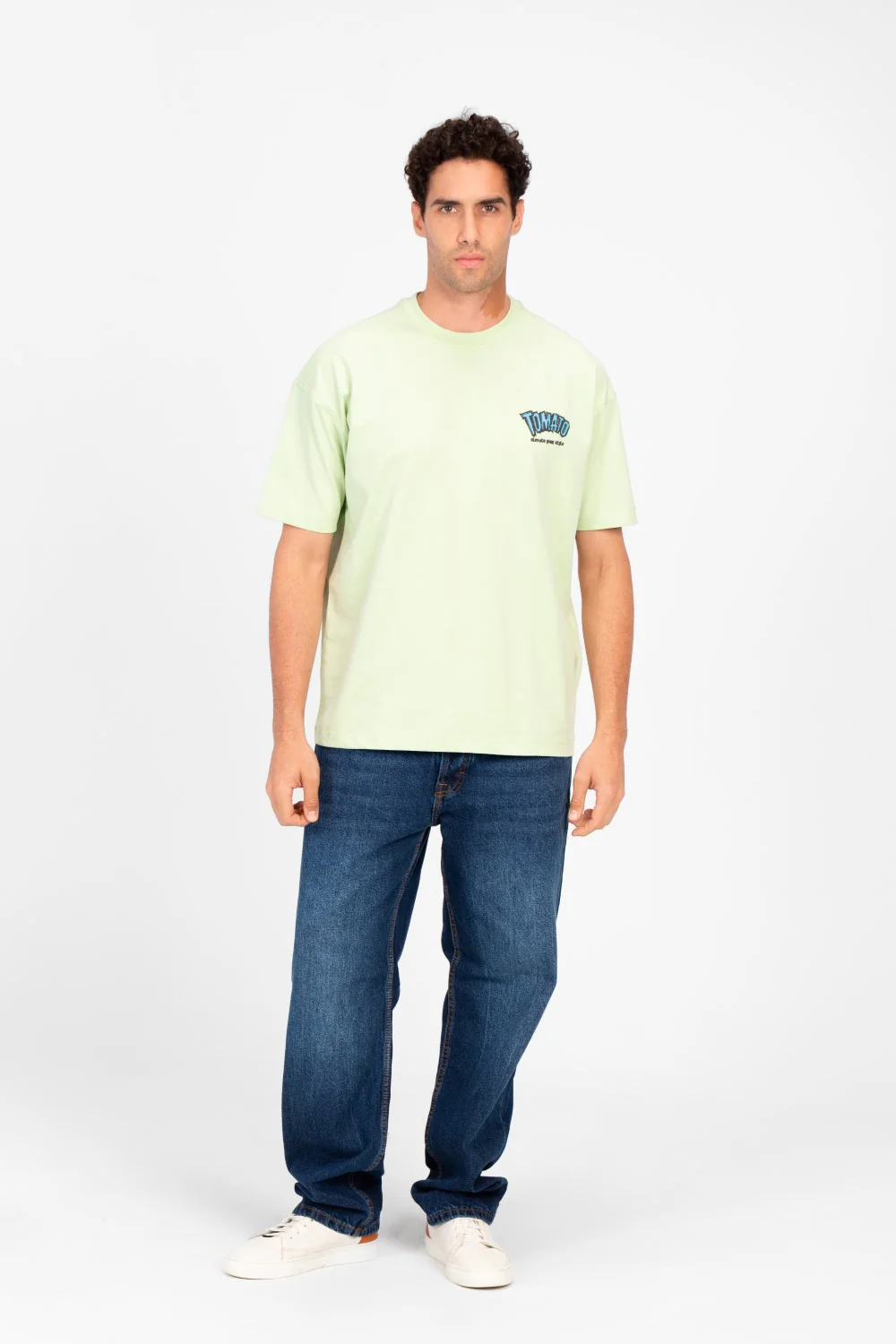Men's Tomato Graphic Print Regular Fit T-Shirt - Image 8