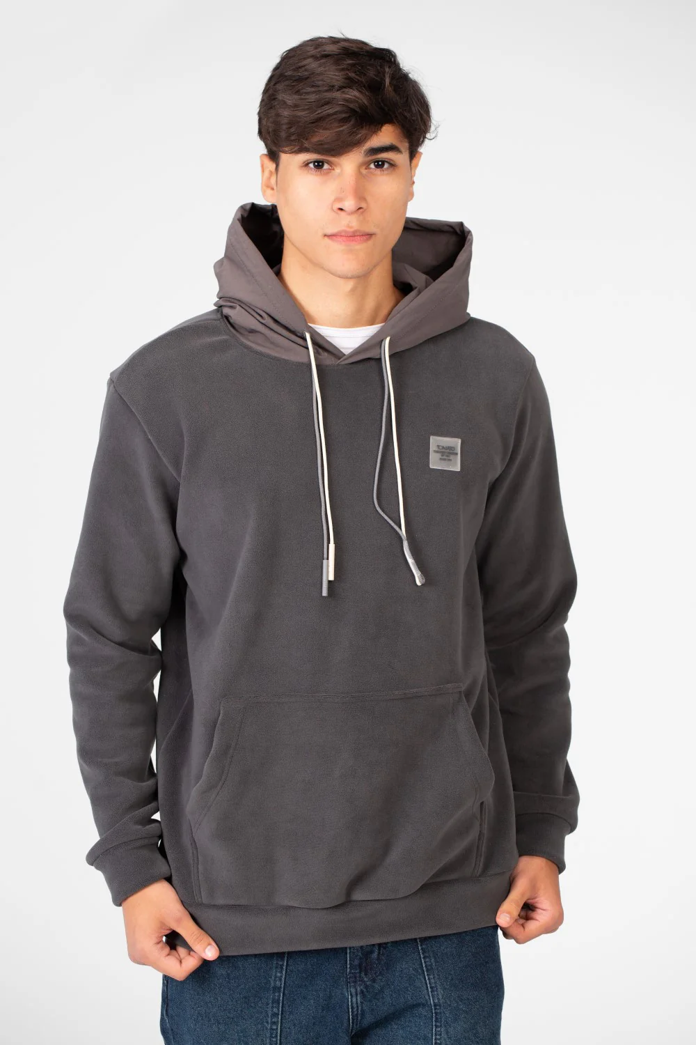 Men's Tomato Kangaroo Pocket Long Sleeve Hoodie Sweatshirt