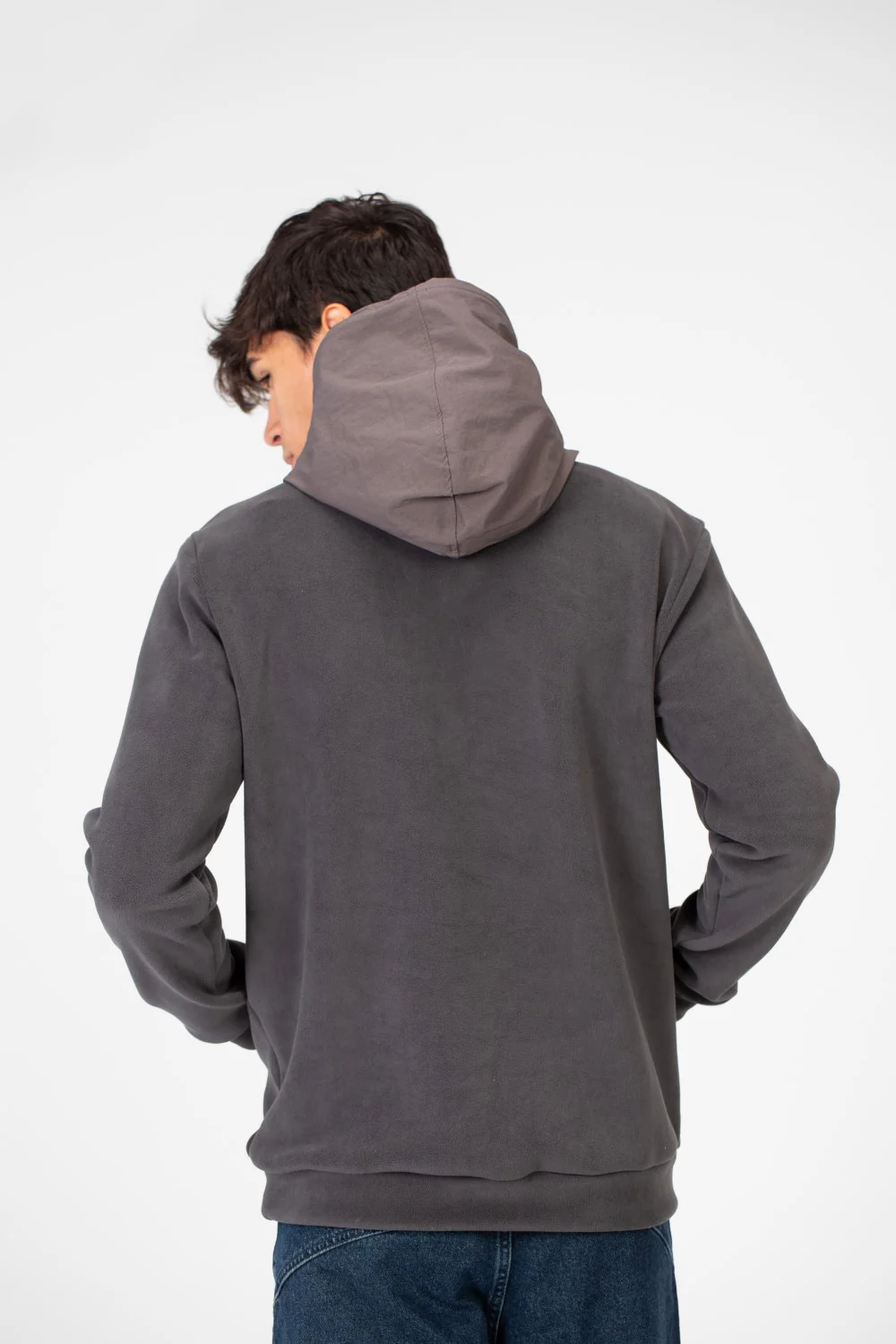Men's Tomato Kangaroo Pocket Long Sleeve Hoodie Sweatshirt - Image 2