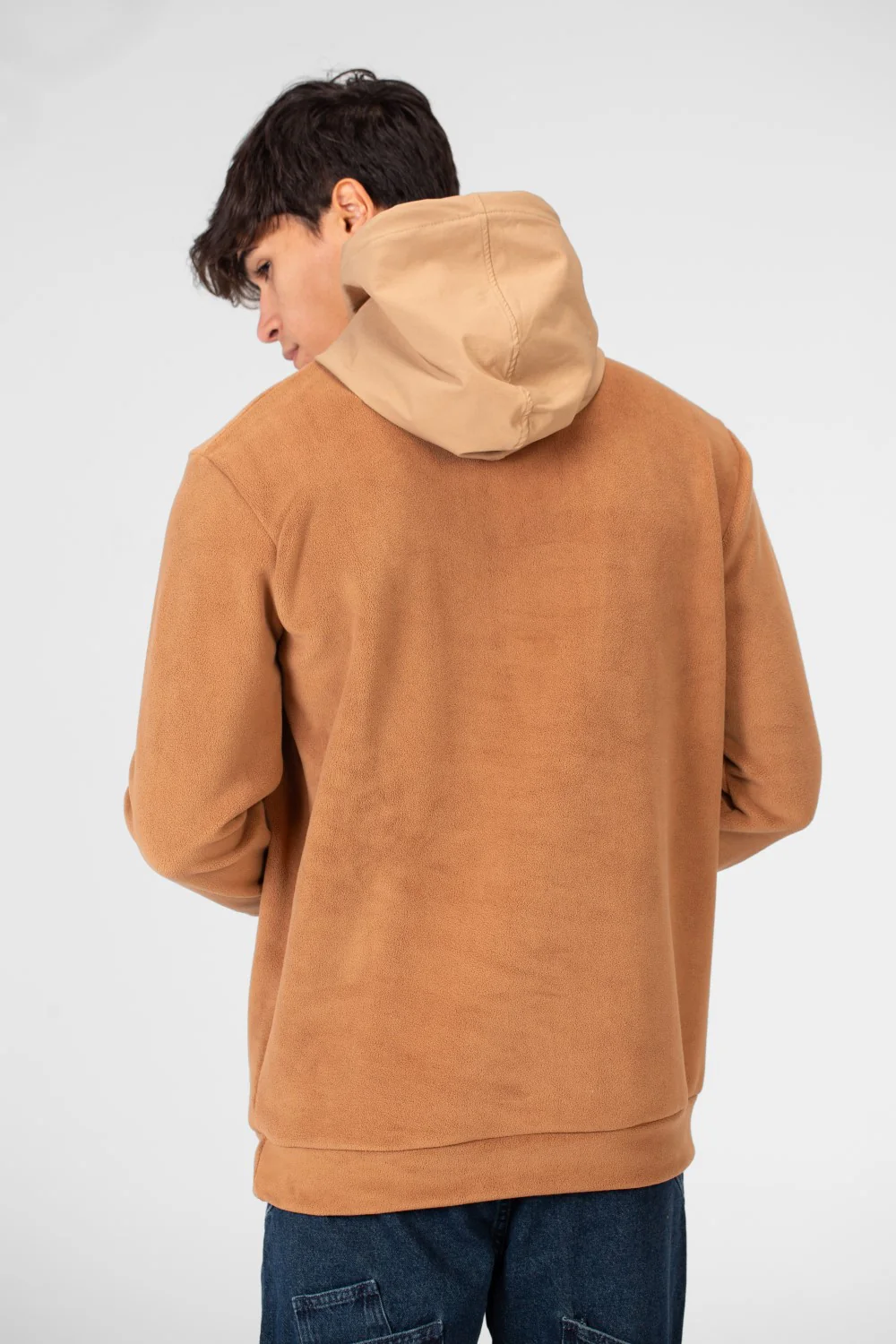 Men's Tomato Kangaroo Pocket Long Sleeve Hoodie Sweatshirt - Image 6