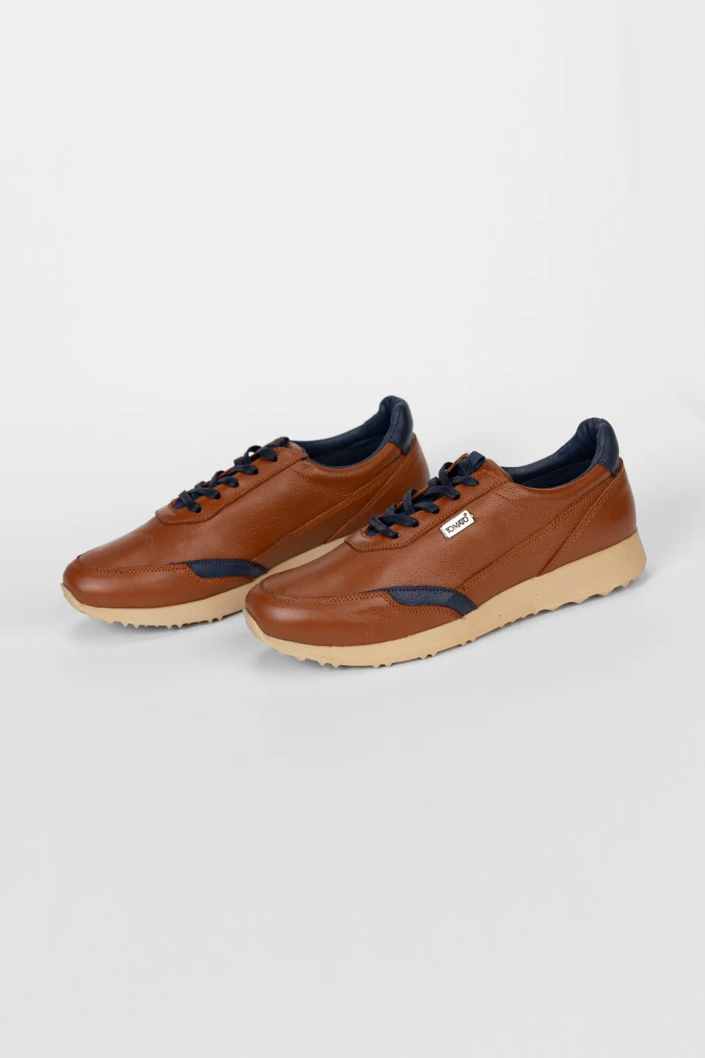 Men's Tomato Leather Shoes Made Of High Quality Material - Image 5