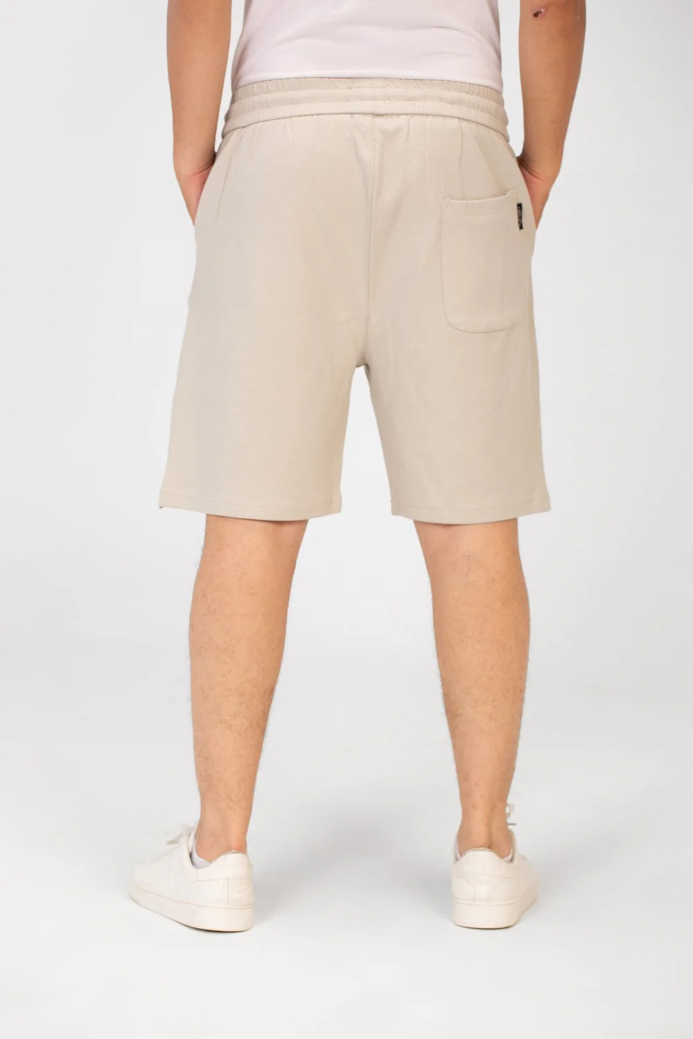 Men's Tomato Melton Short With Elastic Waistband And Pockets - Image 14