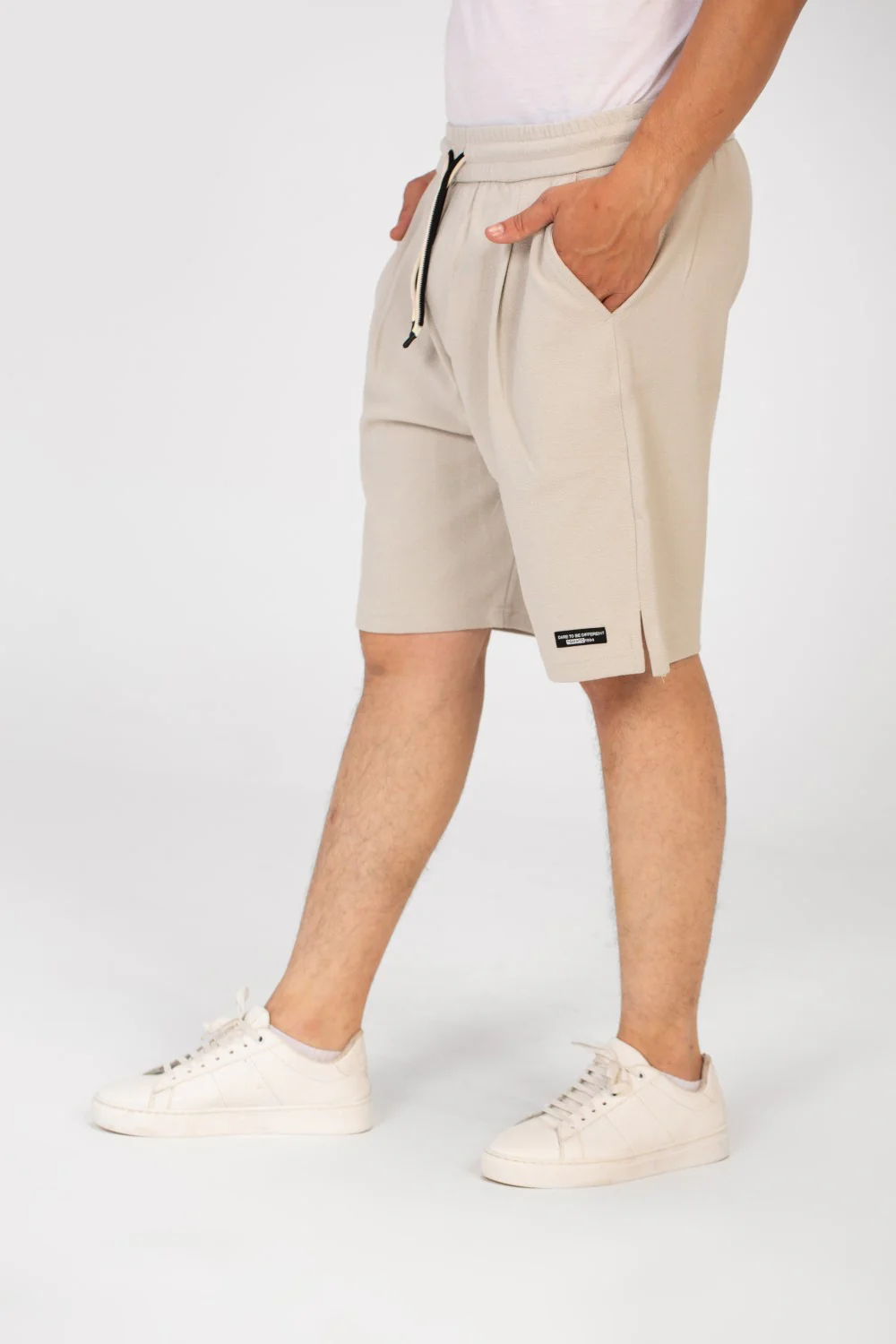 Men's Tomato Melton Short With Elastic Waistband And Pockets - Image 16