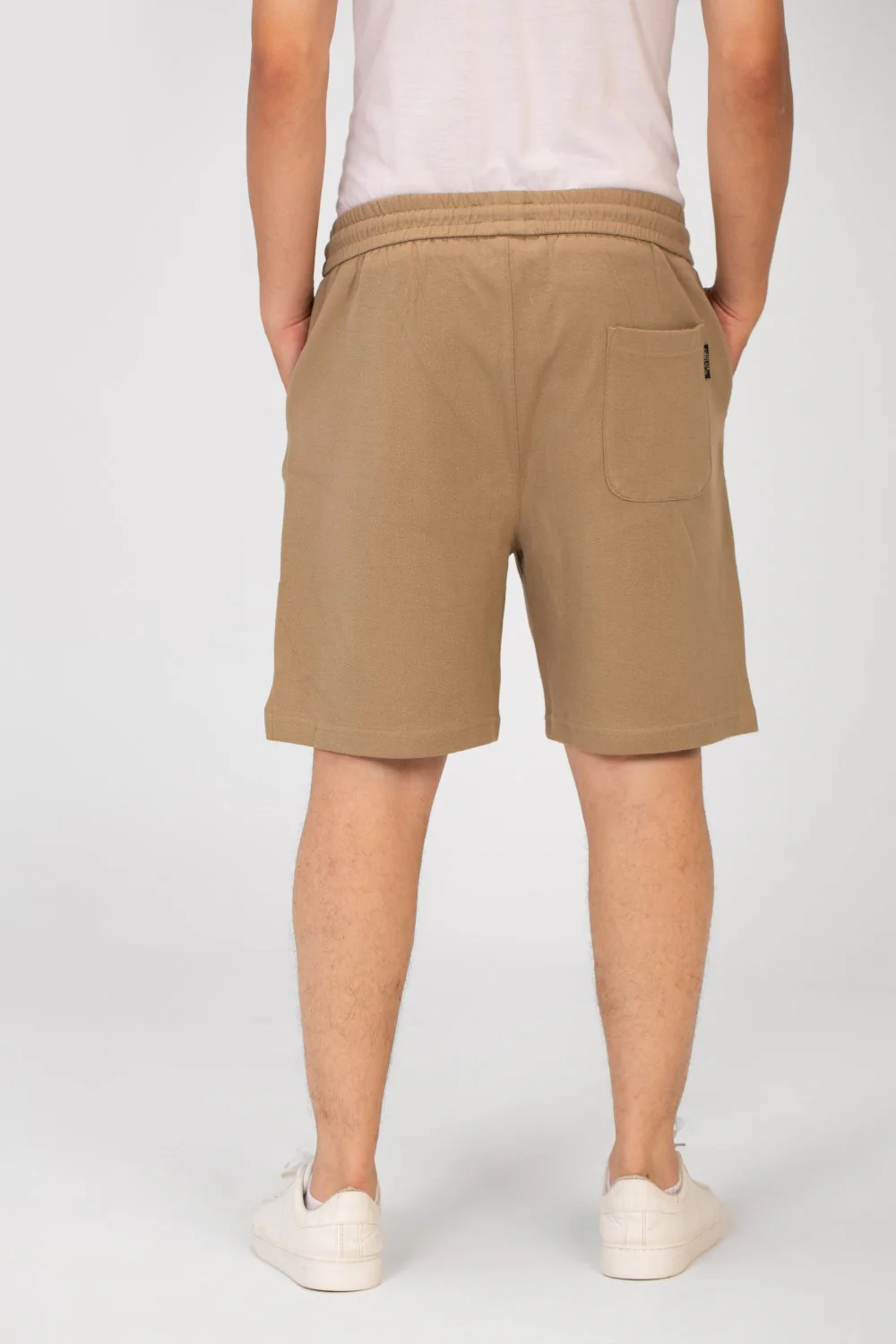 Men's Tomato Melton Short With Elastic Waistband And Pockets - Image 18